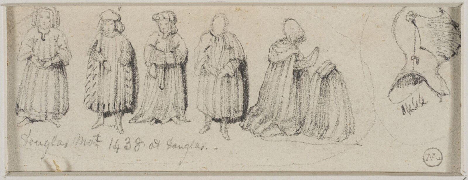 Drawing, George Cattermole, mid 19th century