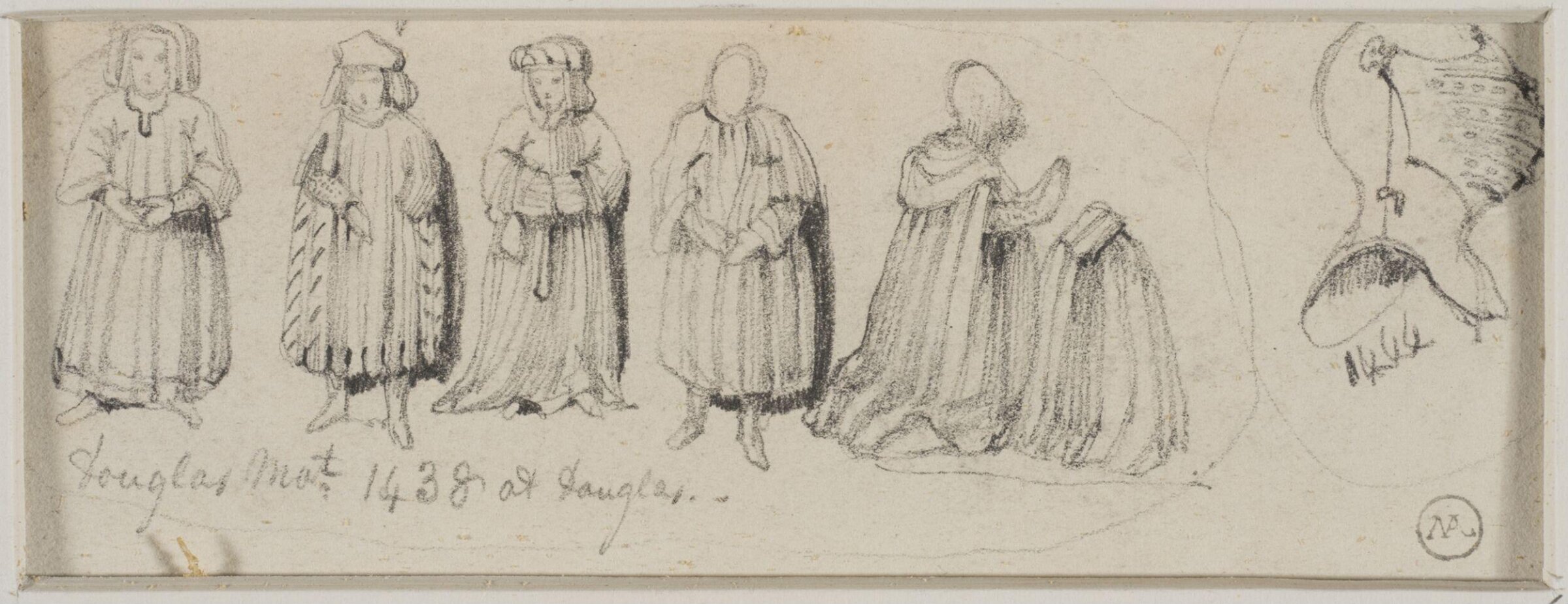 Drawing, George Cattermole, mid 19th century