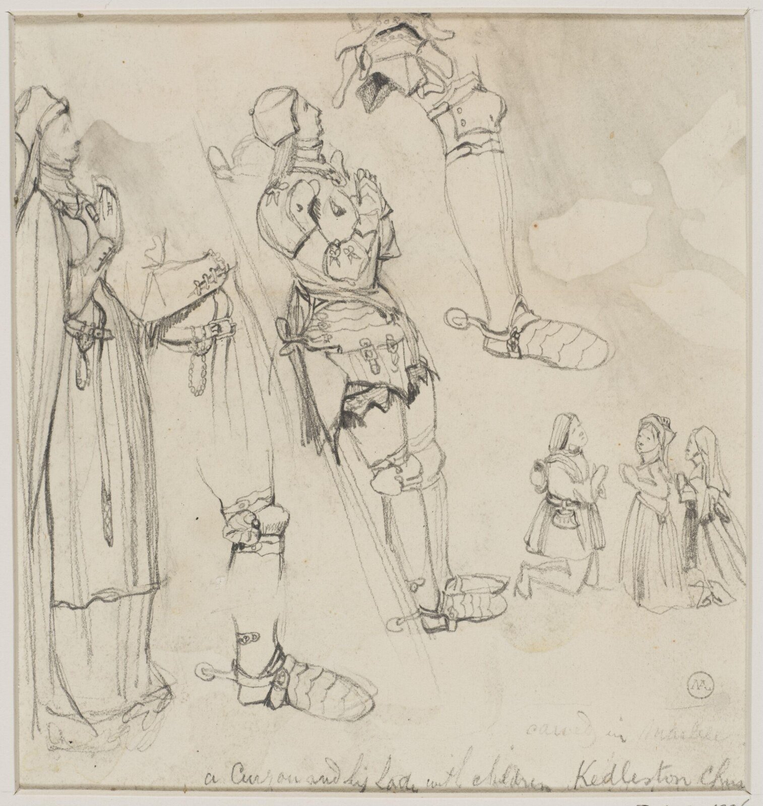 Drawing, George Cattermole, mid 19th century