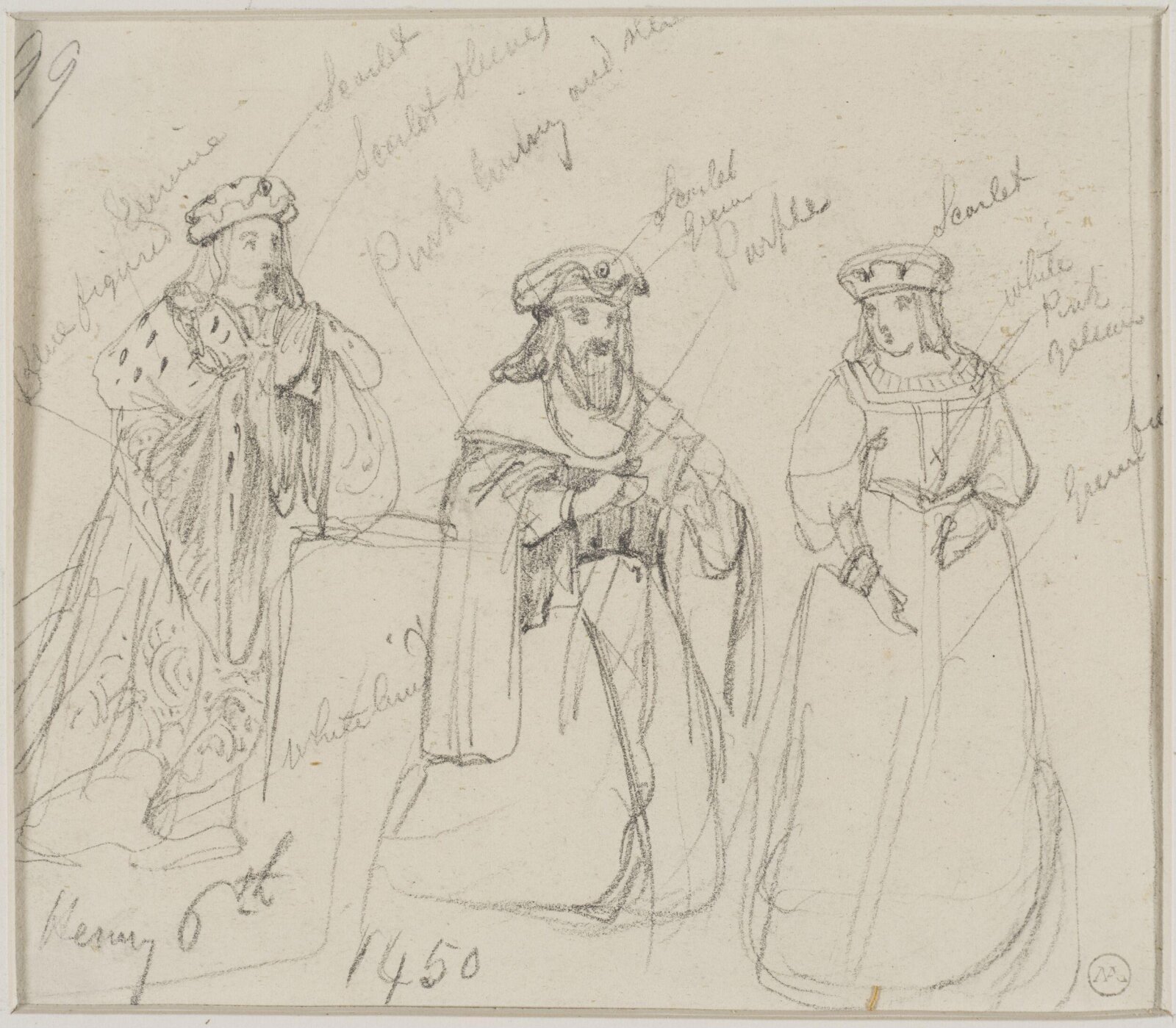 Drawing, George Cattermole, mid 19th century