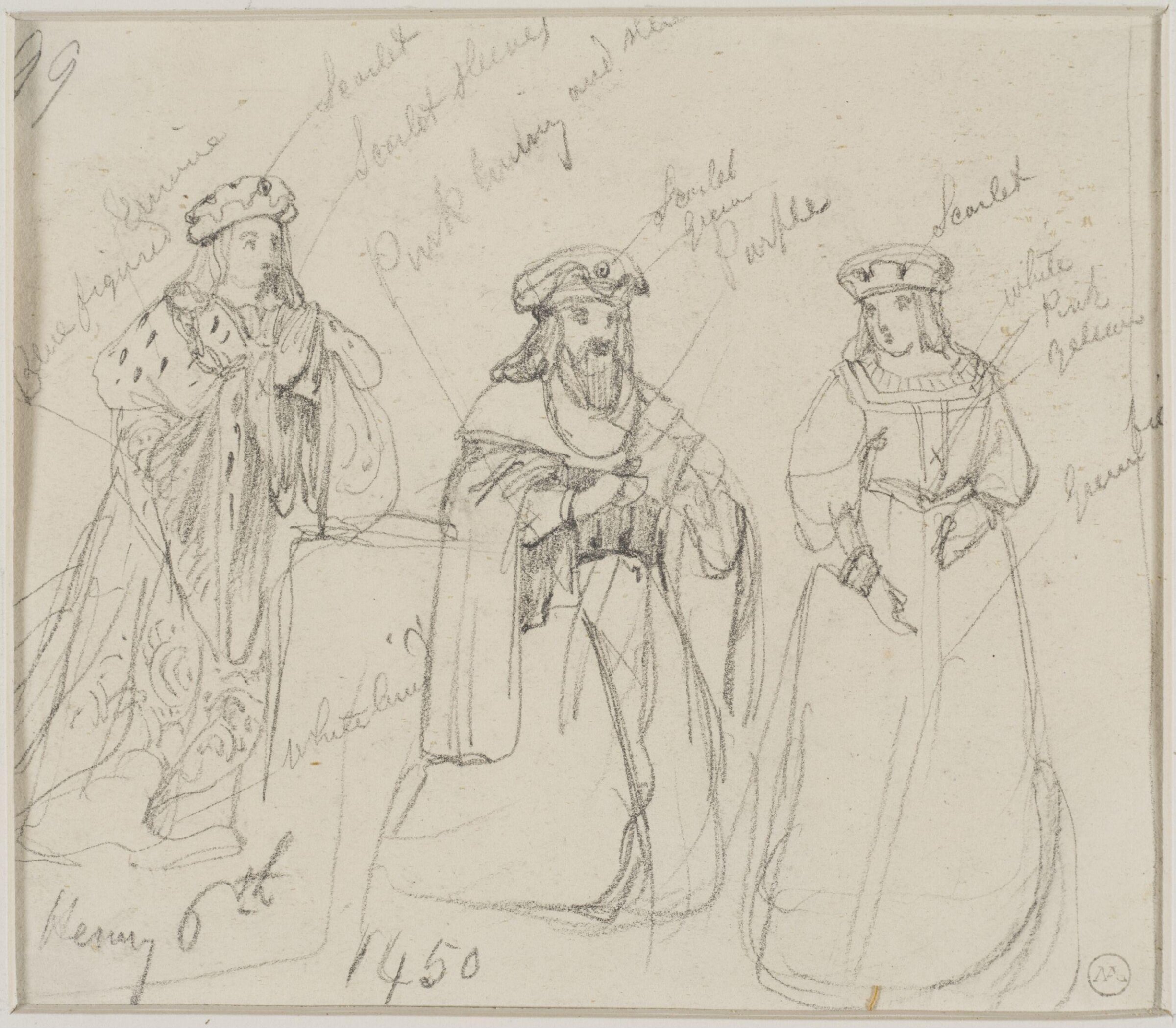 Drawing, George Cattermole, mid 19th century