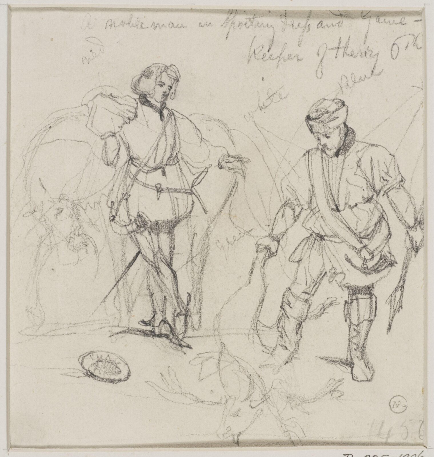 Drawing, George Cattermole, mid 19th century