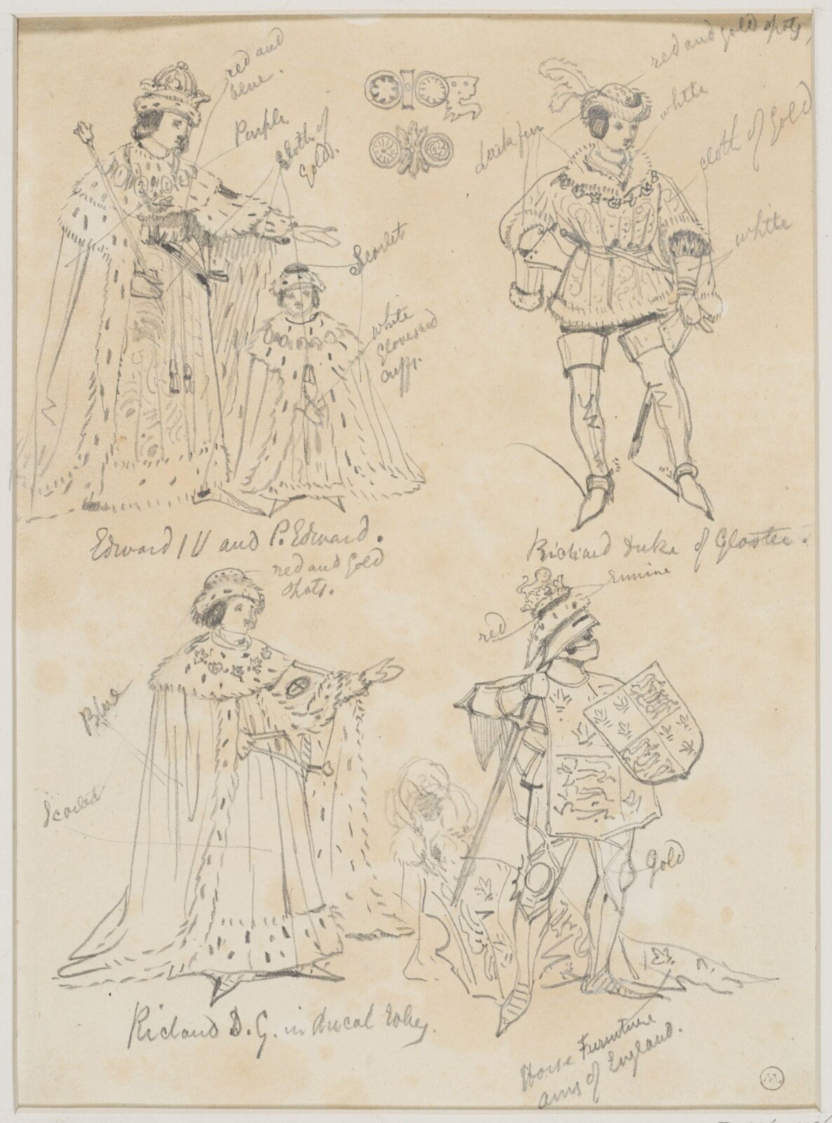 Drawing, George Cattermole, mid 19th century