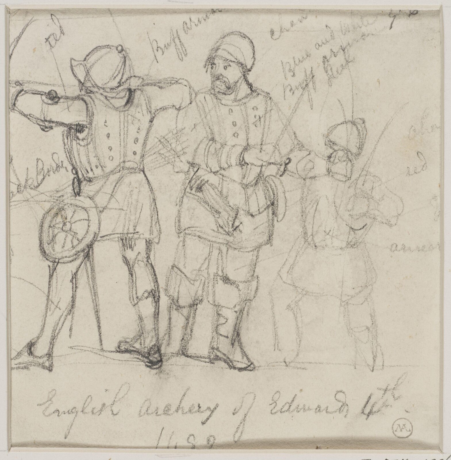 Drawing, George Cattermole, mid 19th century