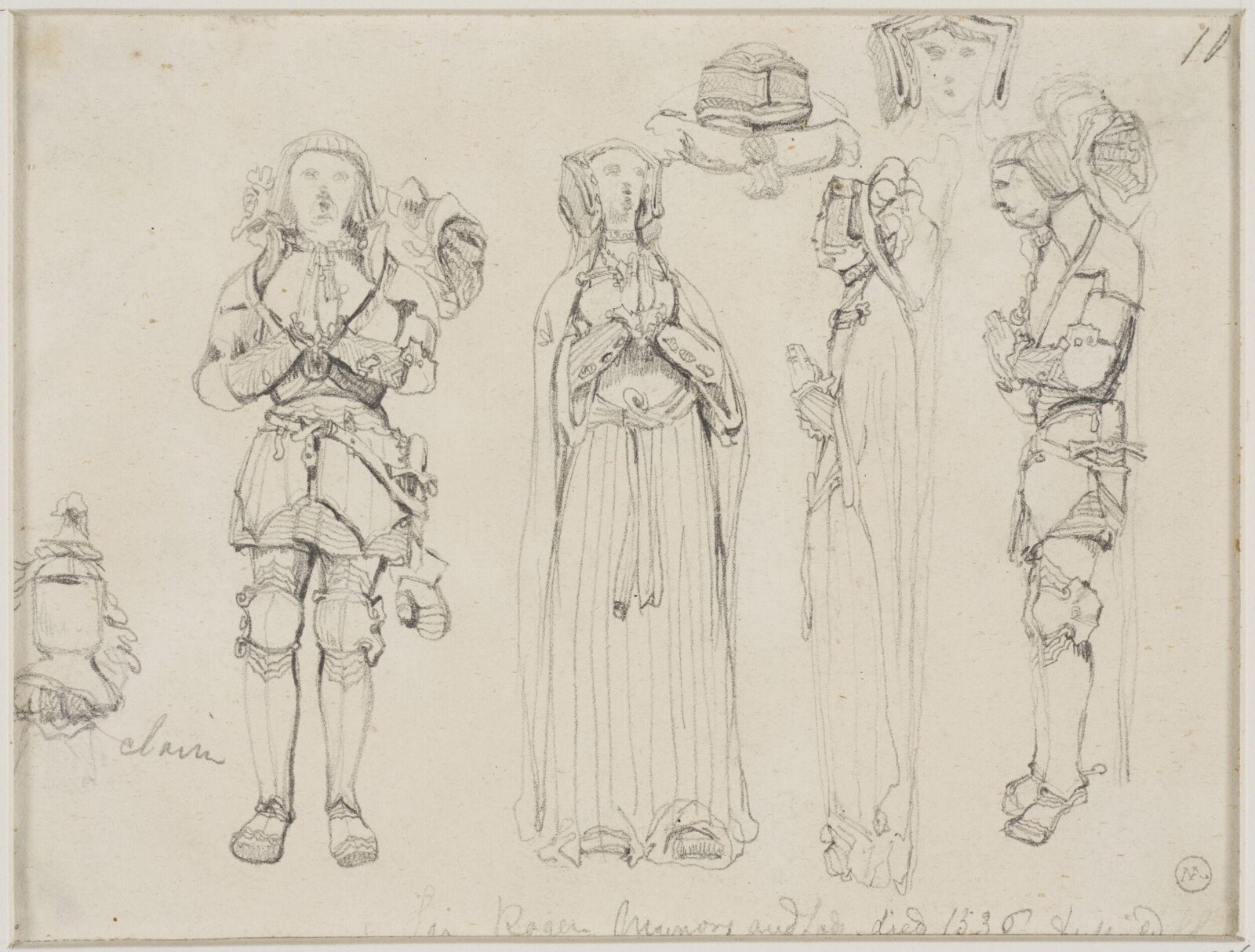 Drawing, George Cattermole, mid 19th century