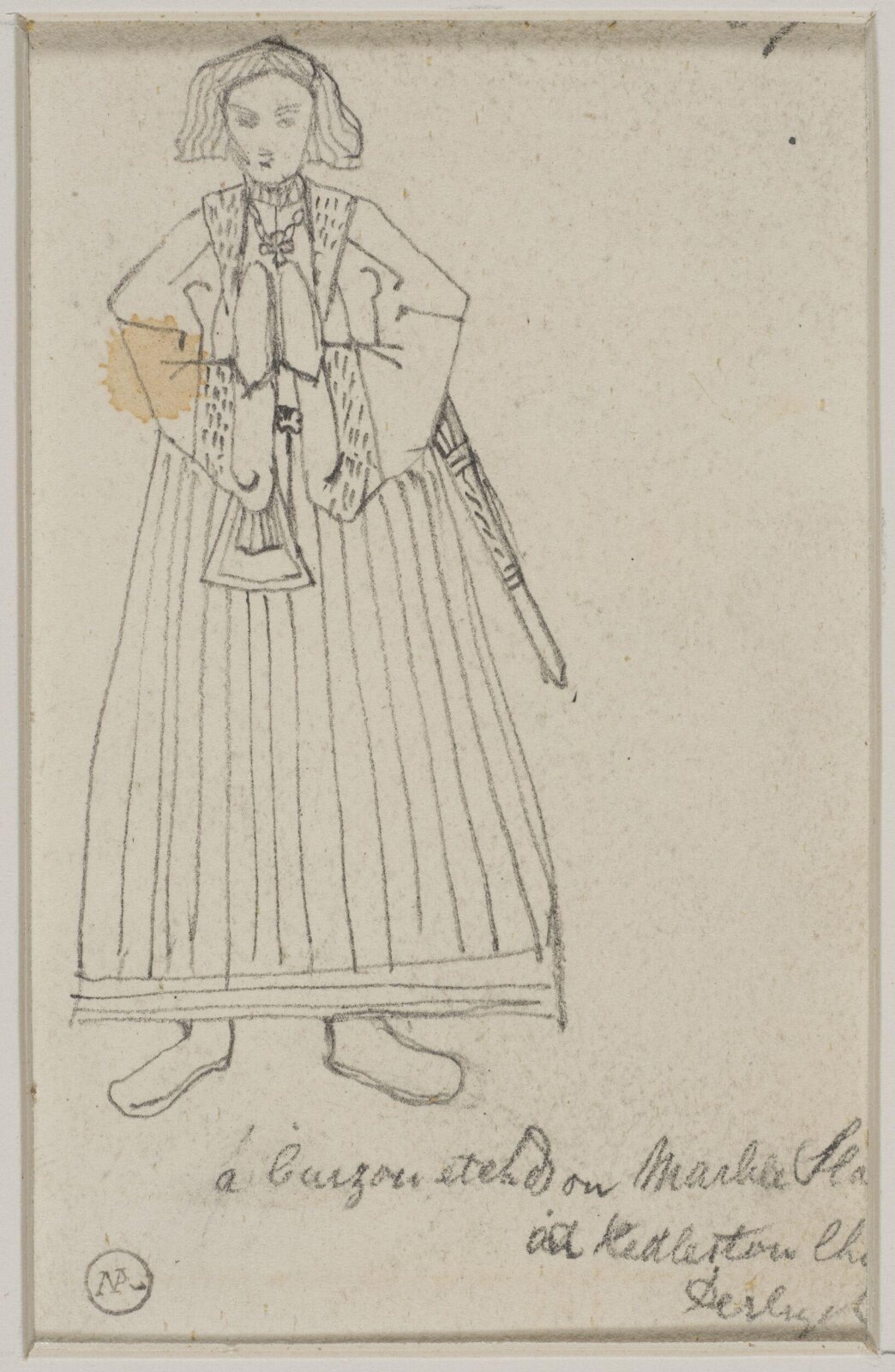 Drawing, George Cattermole, mid 19th century