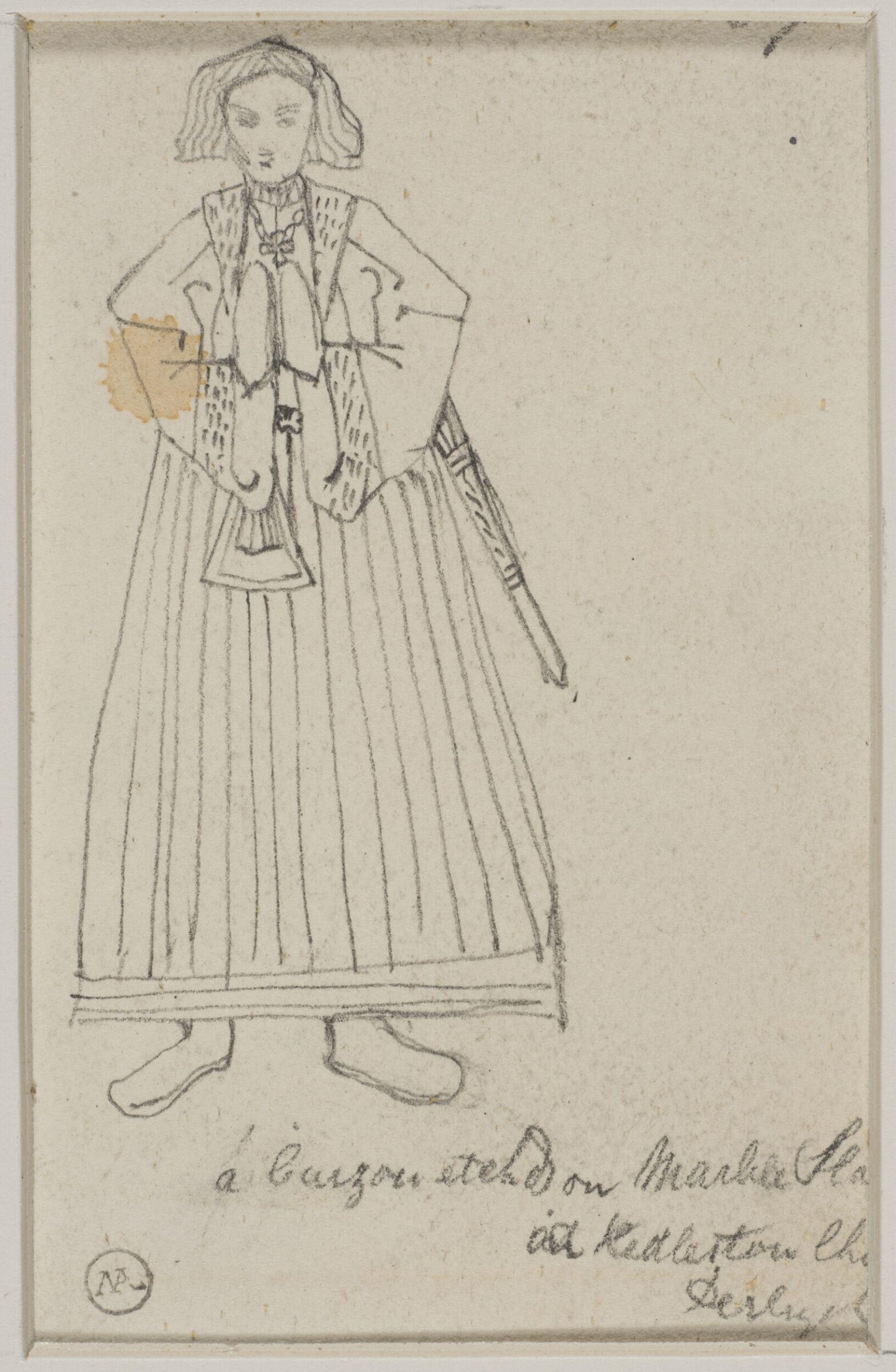 Drawing, George Cattermole, mid 19th century