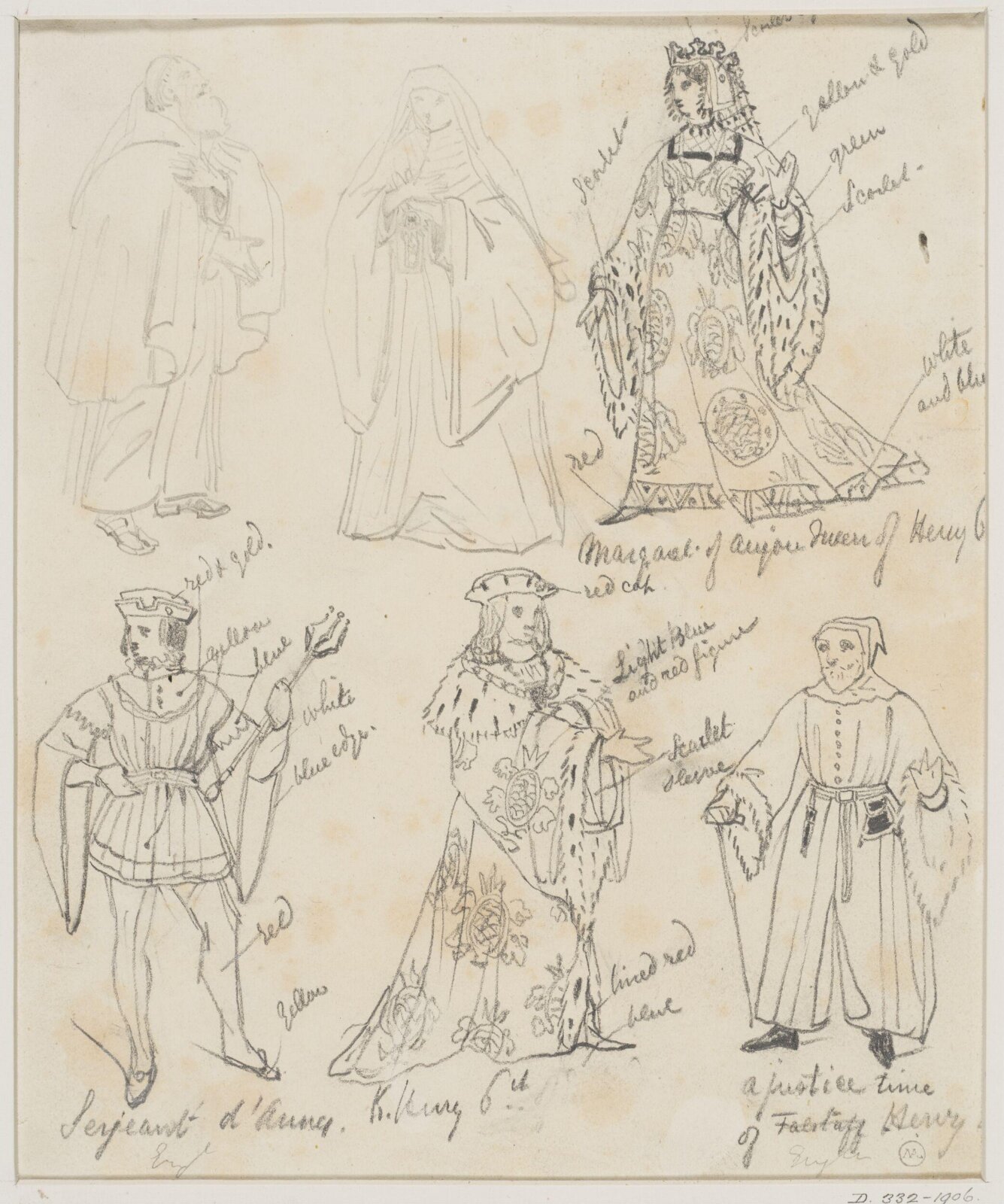 Drawing, George Cattermole, mid 19th century