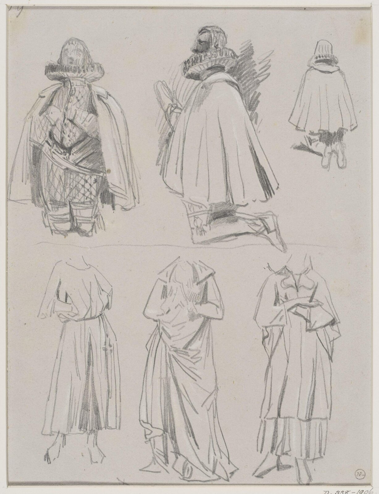 Drawing, George Cattermole, mid 19th century