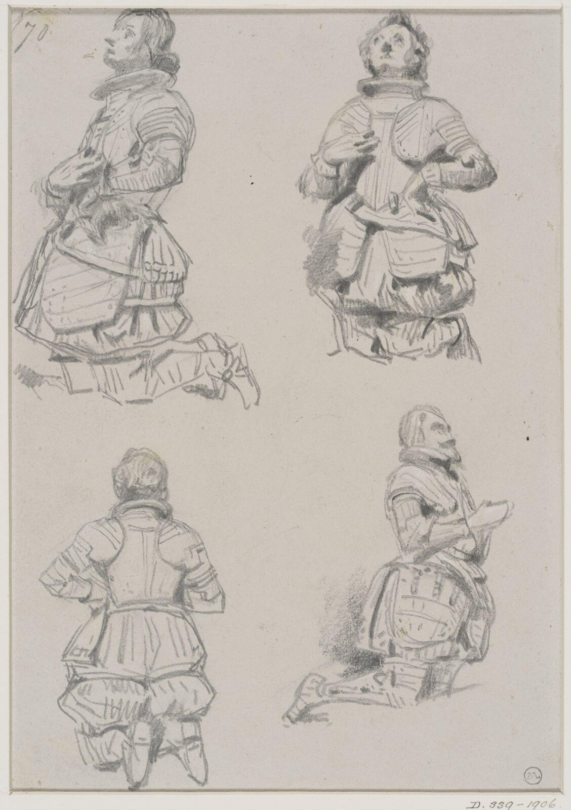 Drawing, George Cattermole, mid 19th century