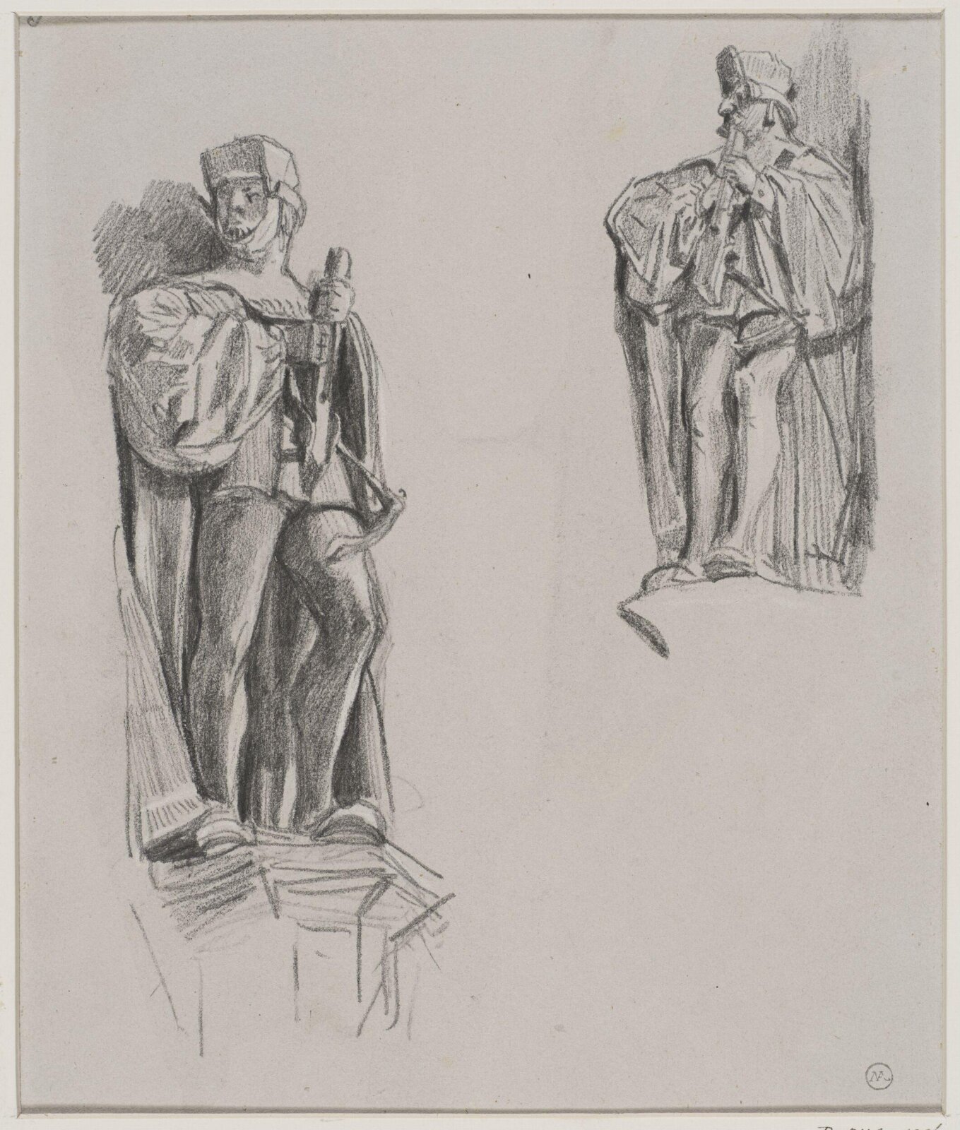 Drawing, George Cattermole, mid 19th century