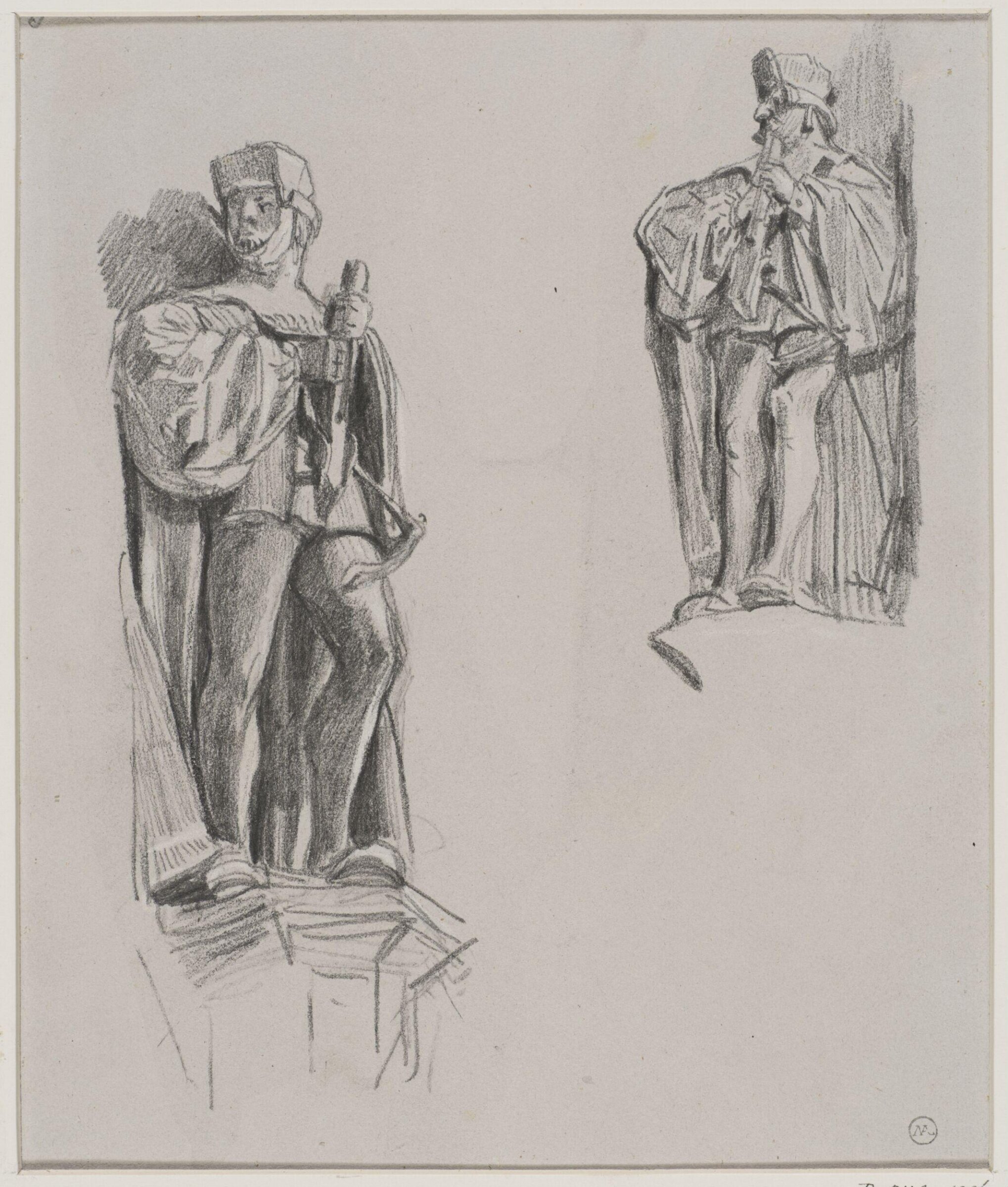 Drawing, George Cattermole, mid 19th century