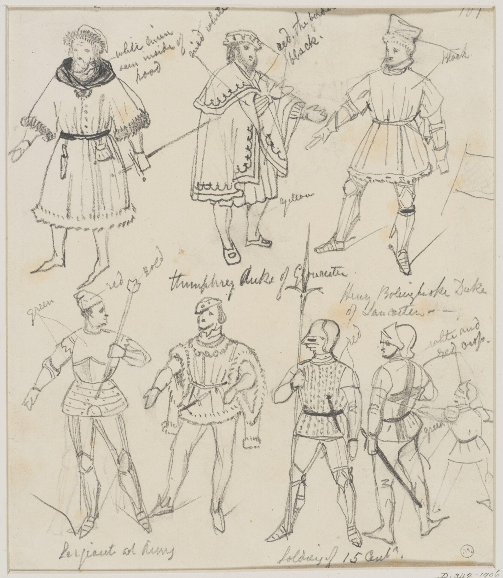 Drawing, George Cattermole, mid 19th century