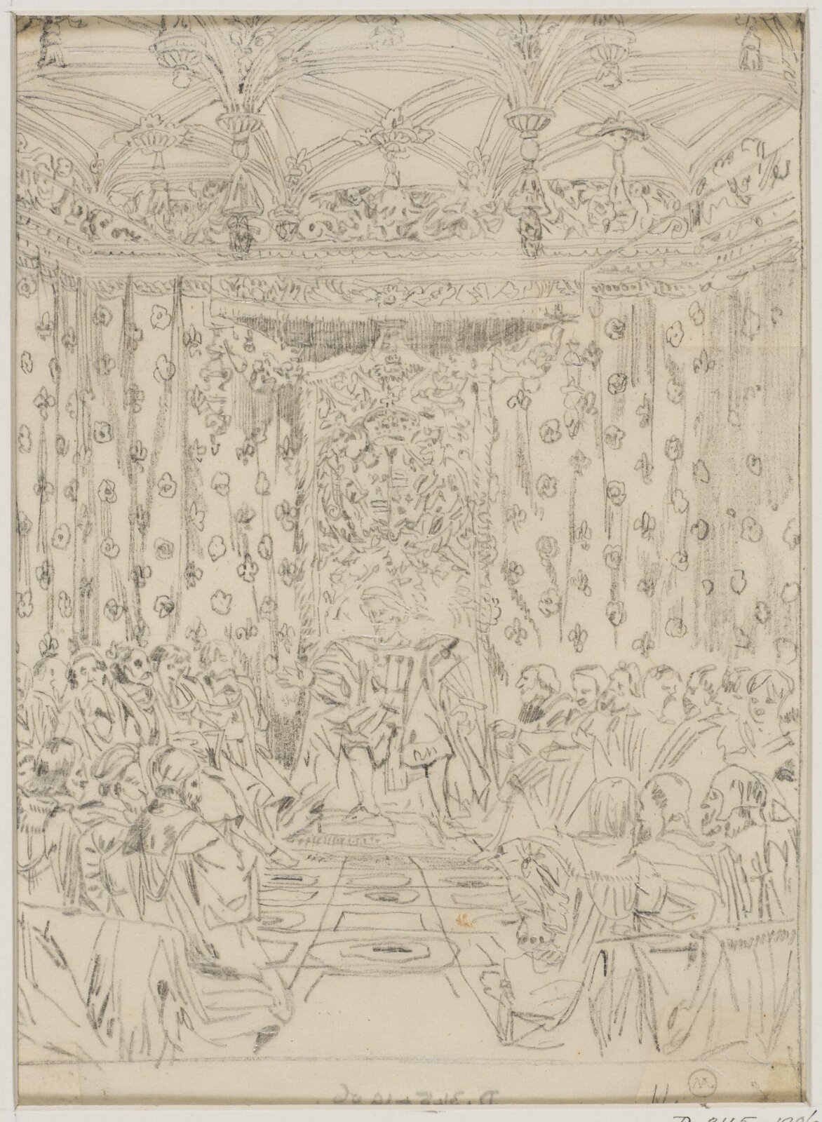 Drawing, George Cattermole, mid 19th century
