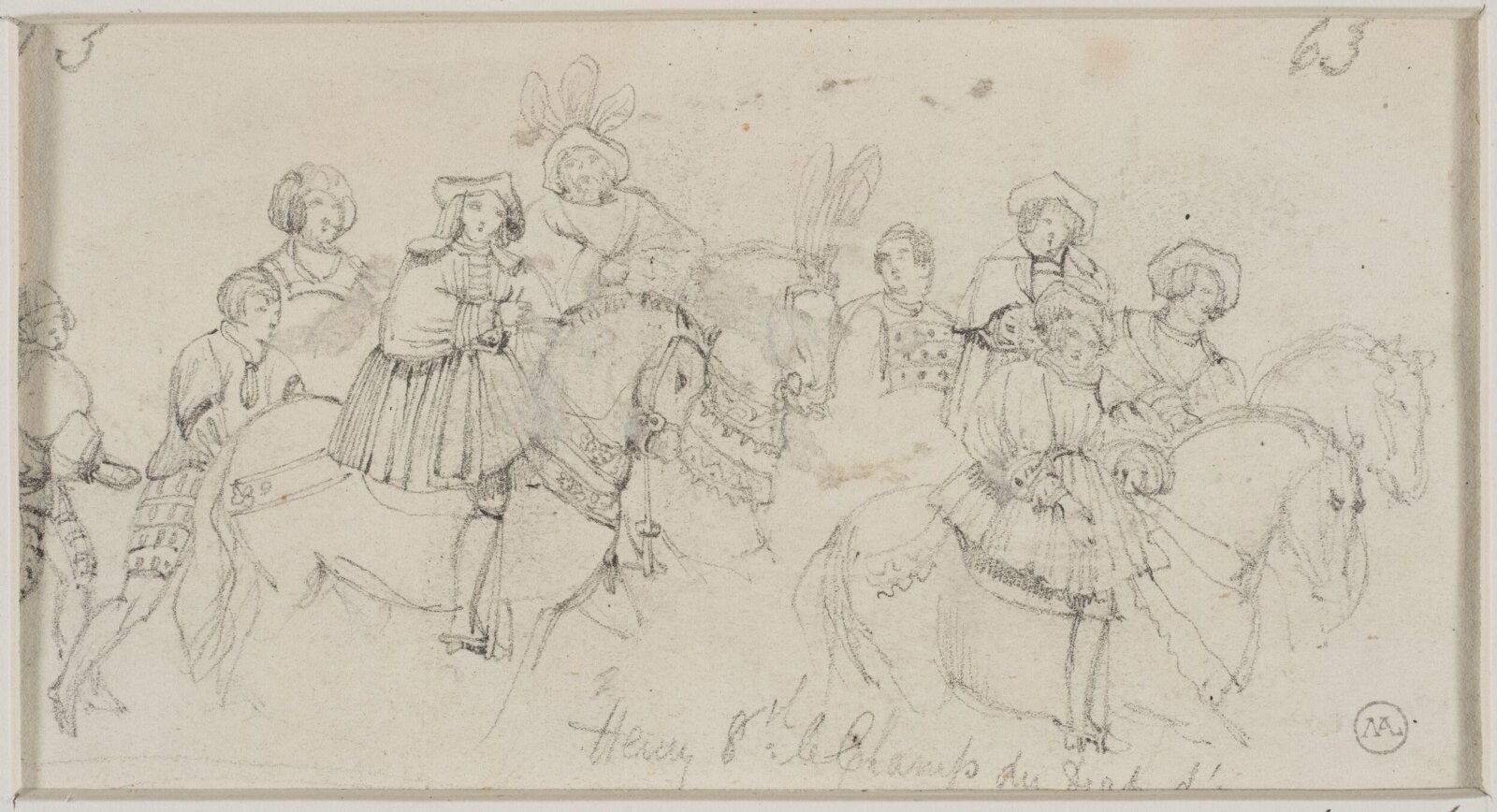 Drawing, George Cattermole, mid 19th century