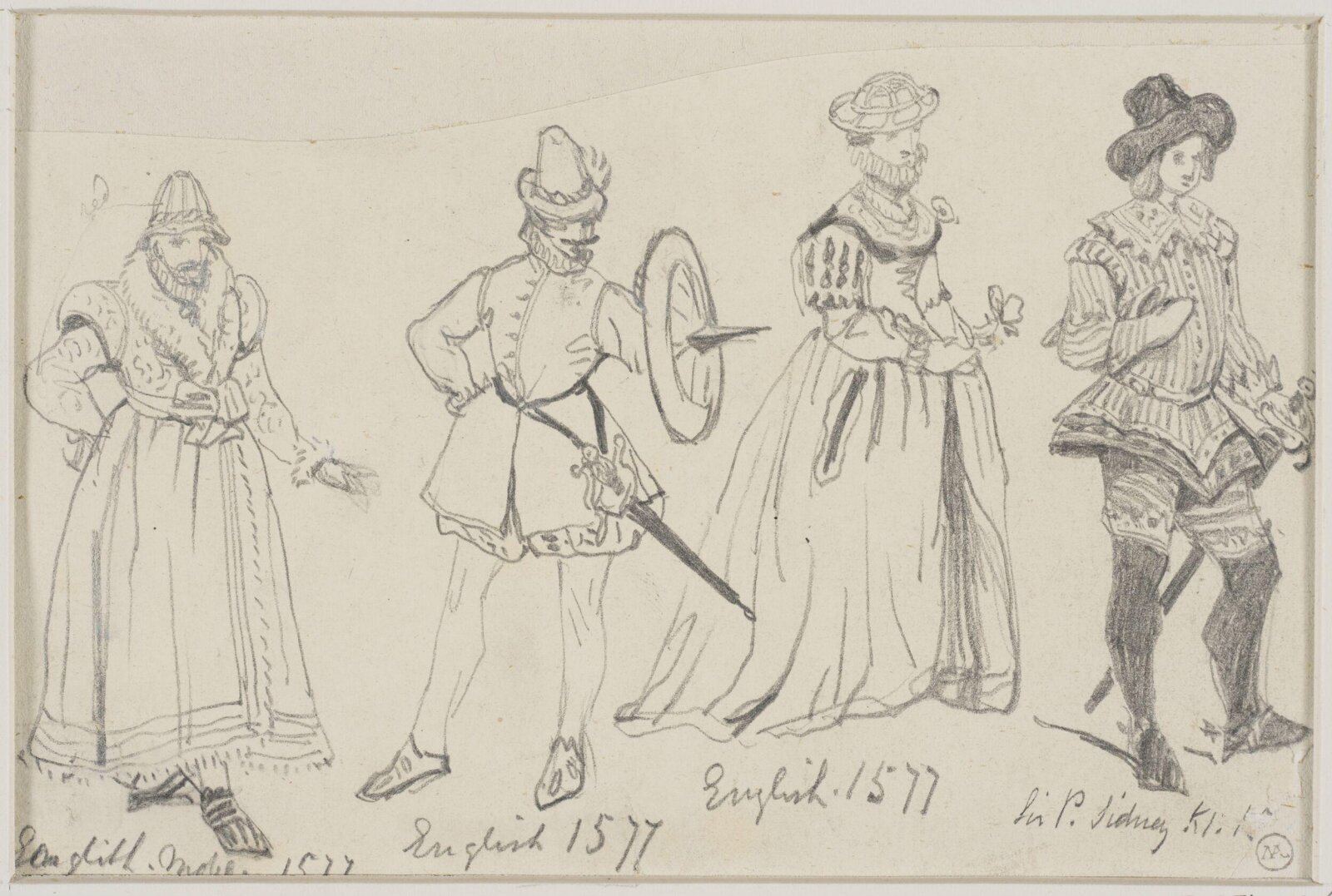 Drawing, George Cattermole, mid 19th century