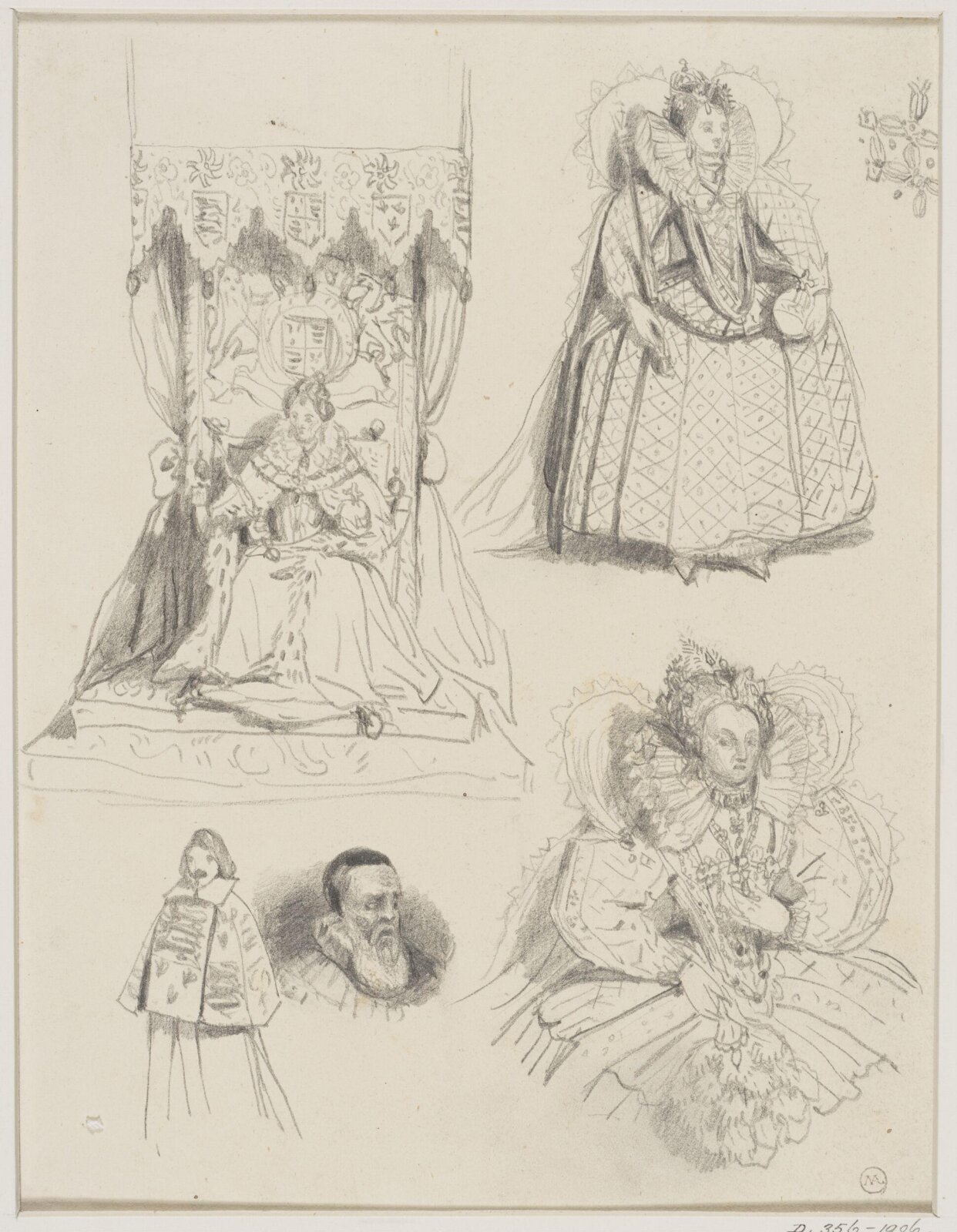 Drawing, George Cattermole, mid 19th century