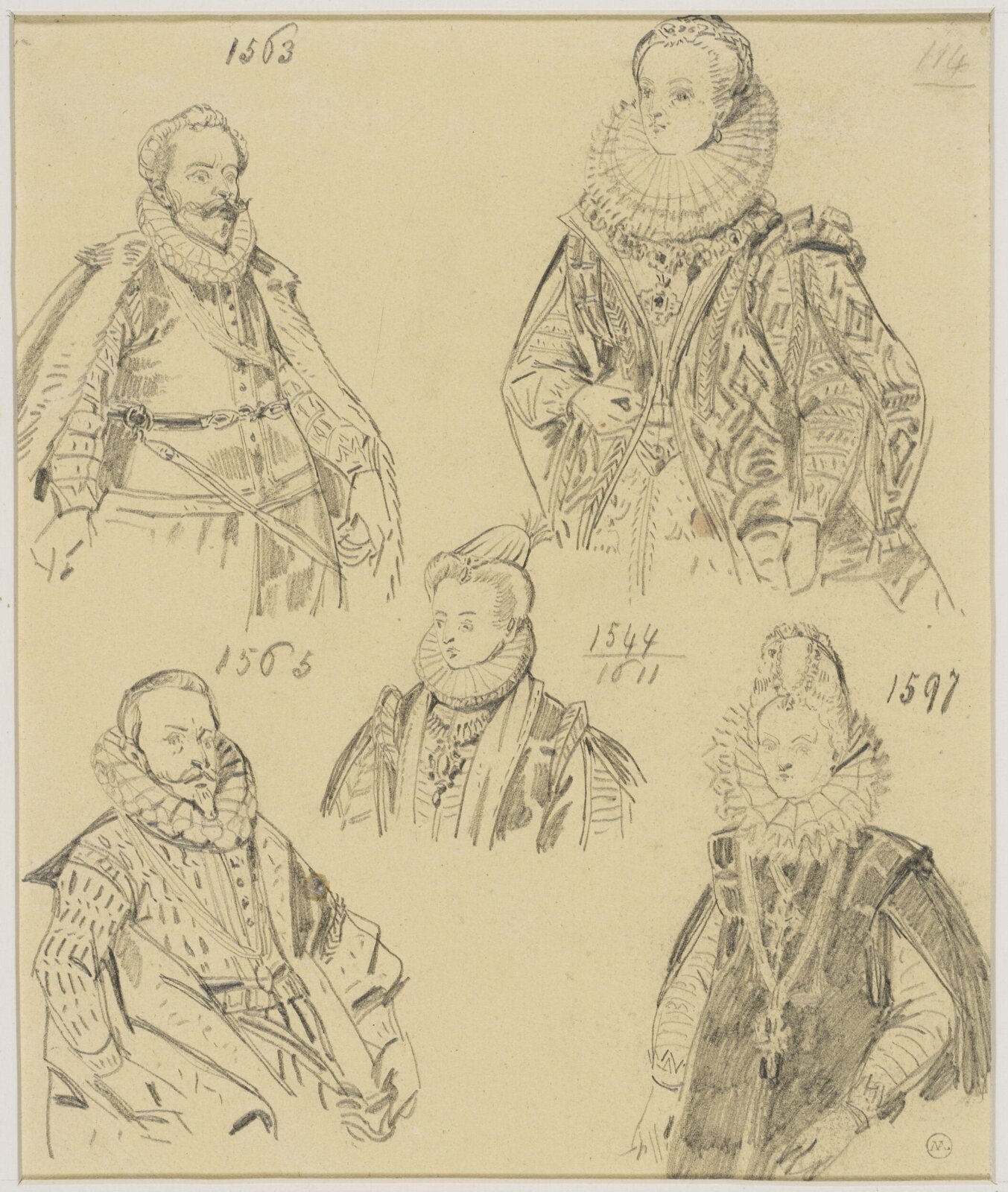 Drawing, George Cattermole, mid 19th century
