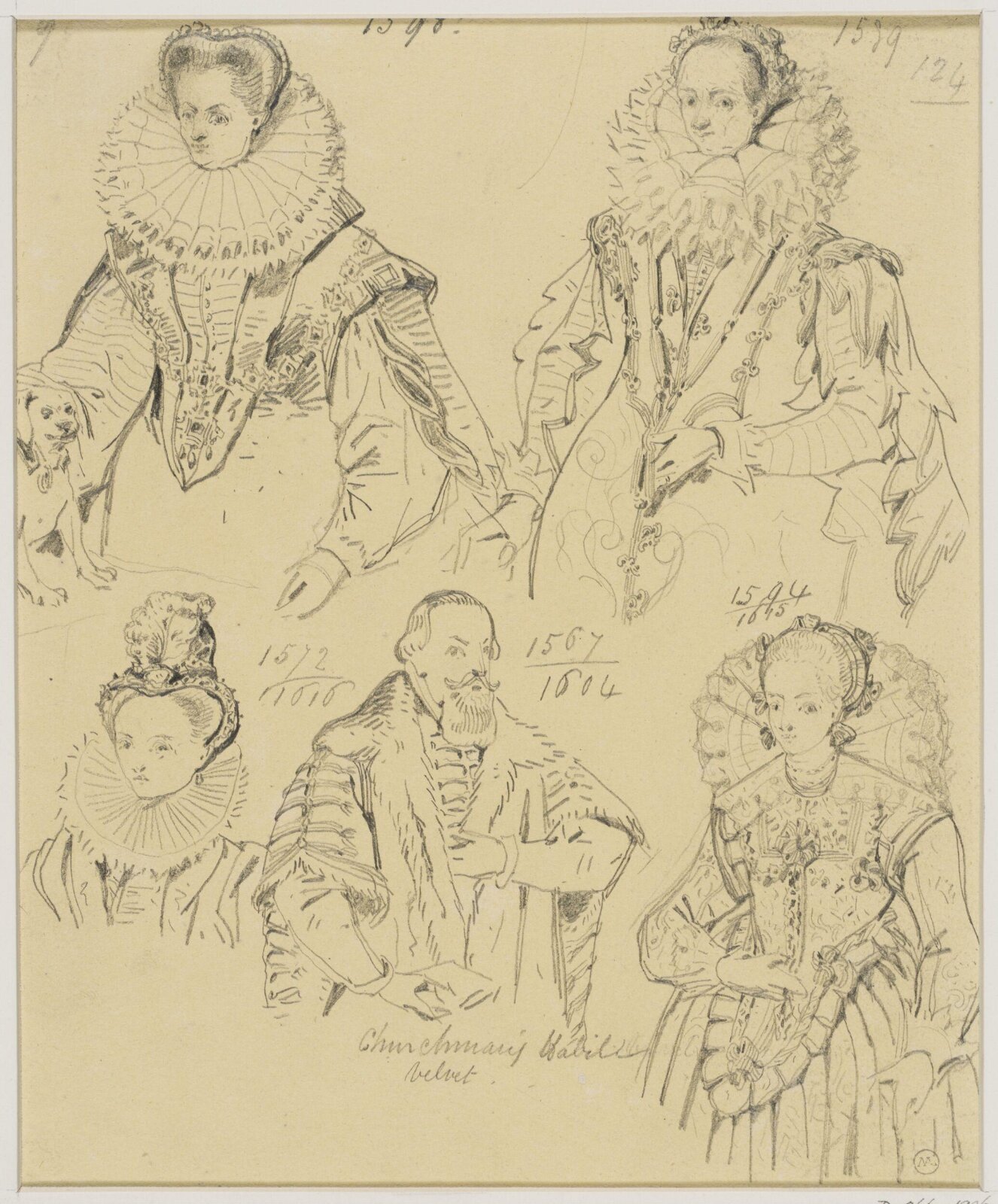 Drawing, George Cattermole, mid 19th century