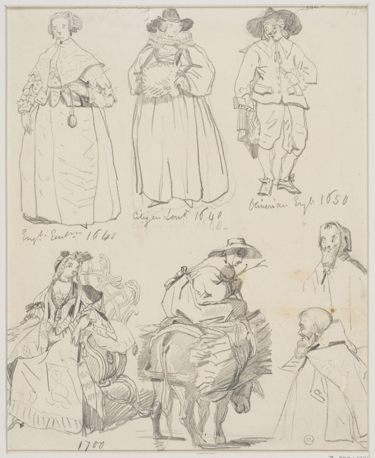 Drawing, George Cattermole, mid 19th century