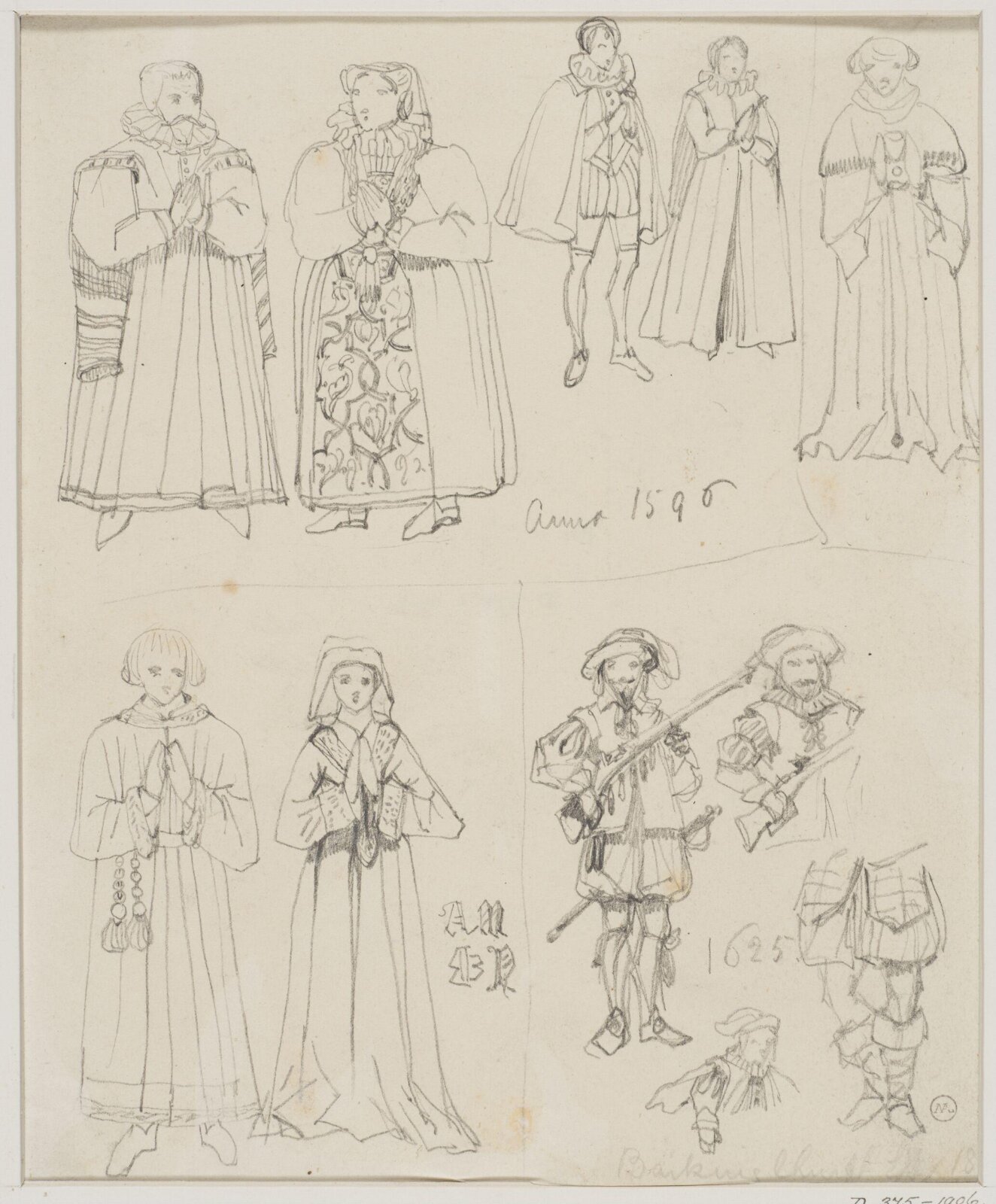 Drawing, George Cattermole, mid 19th century