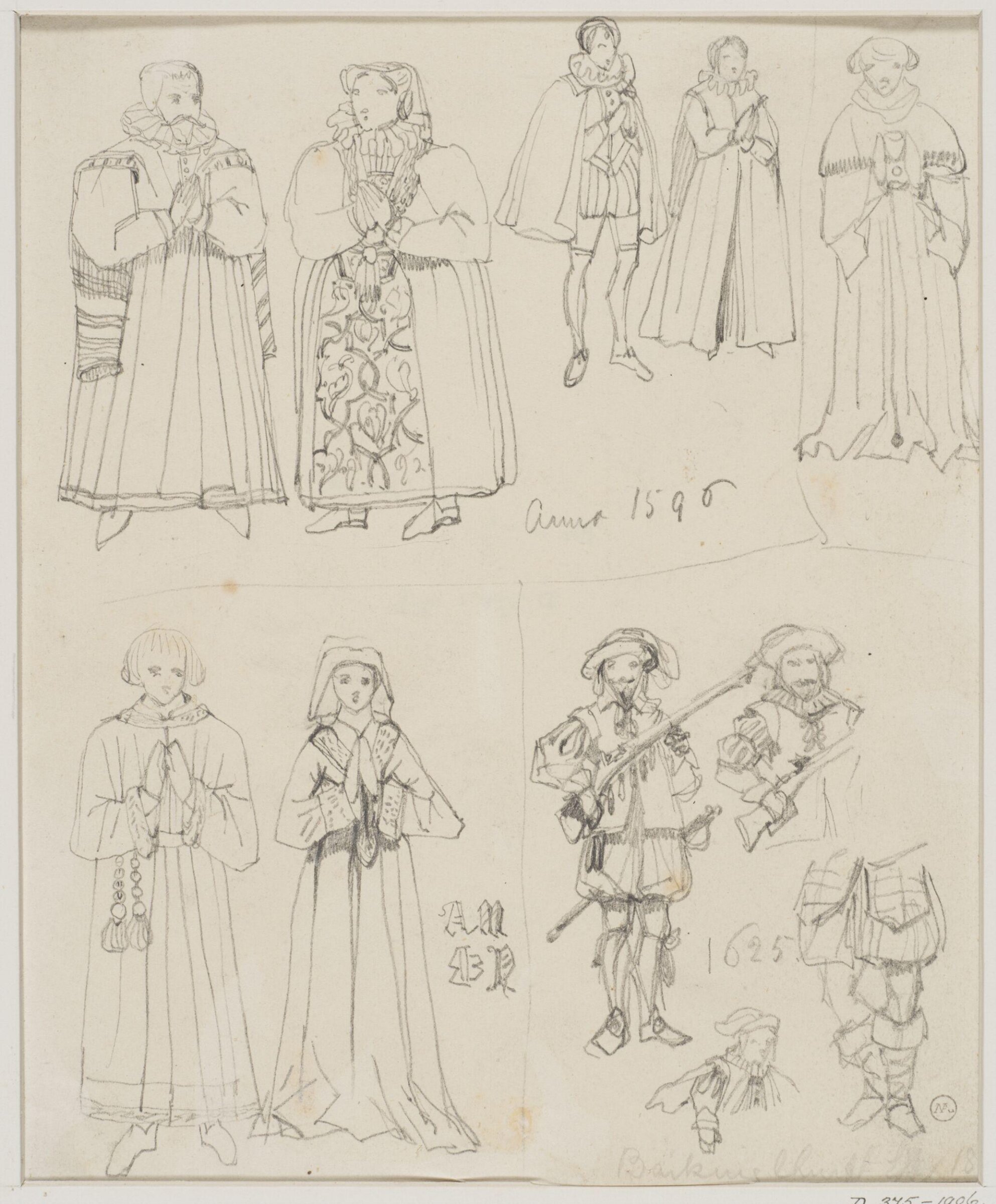 Drawing, George Cattermole, mid 19th century