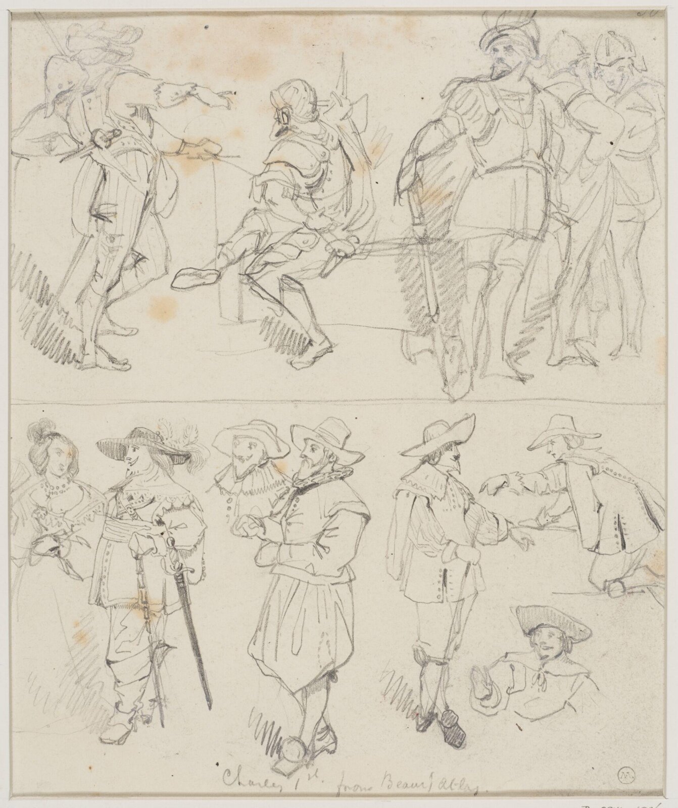 Drawing, George Cattermole, mid 19th century