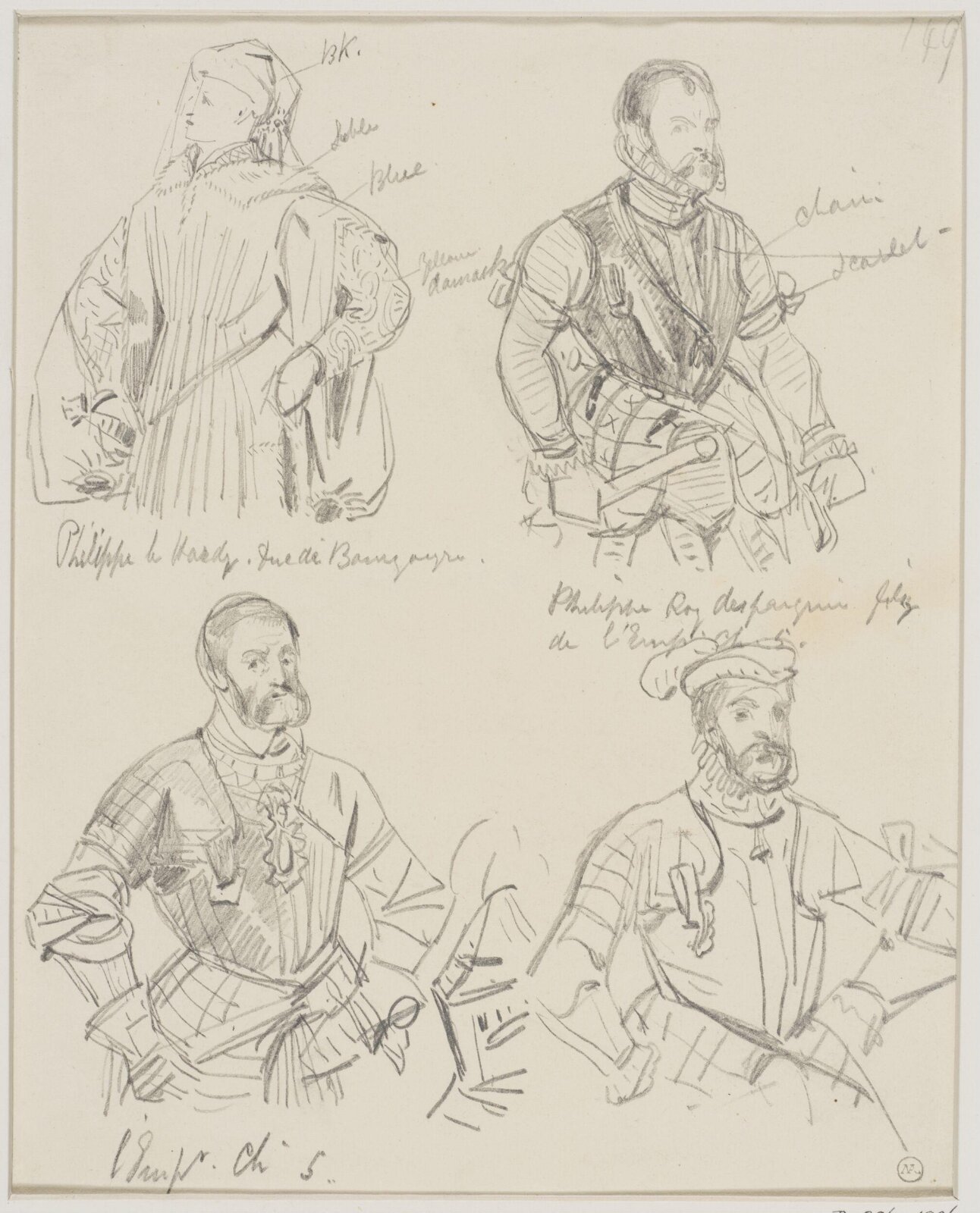 Drawing, George Cattermole, mid 19th century