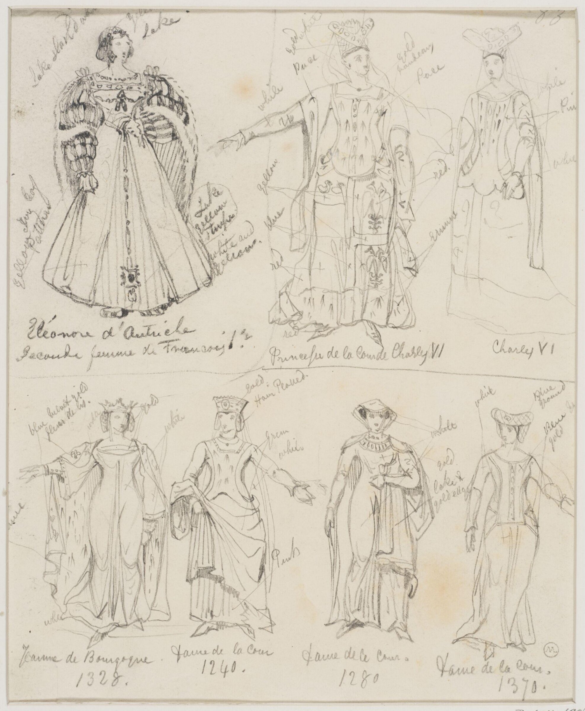Drawing, George Cattermole, mid 19th century
