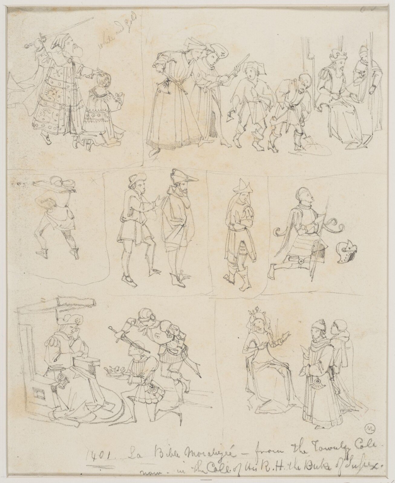 Drawing, George Cattermole, mid 19th century