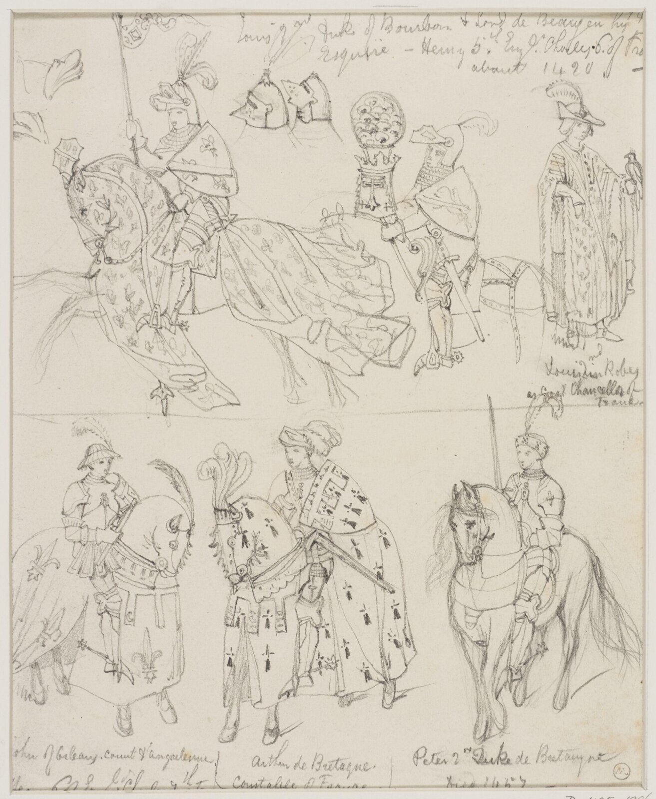 Drawing, George Cattermole, mid 19th century