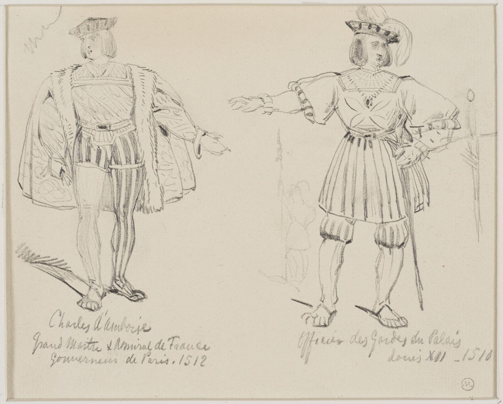 Drawing, George Cattermole, mid 19th century