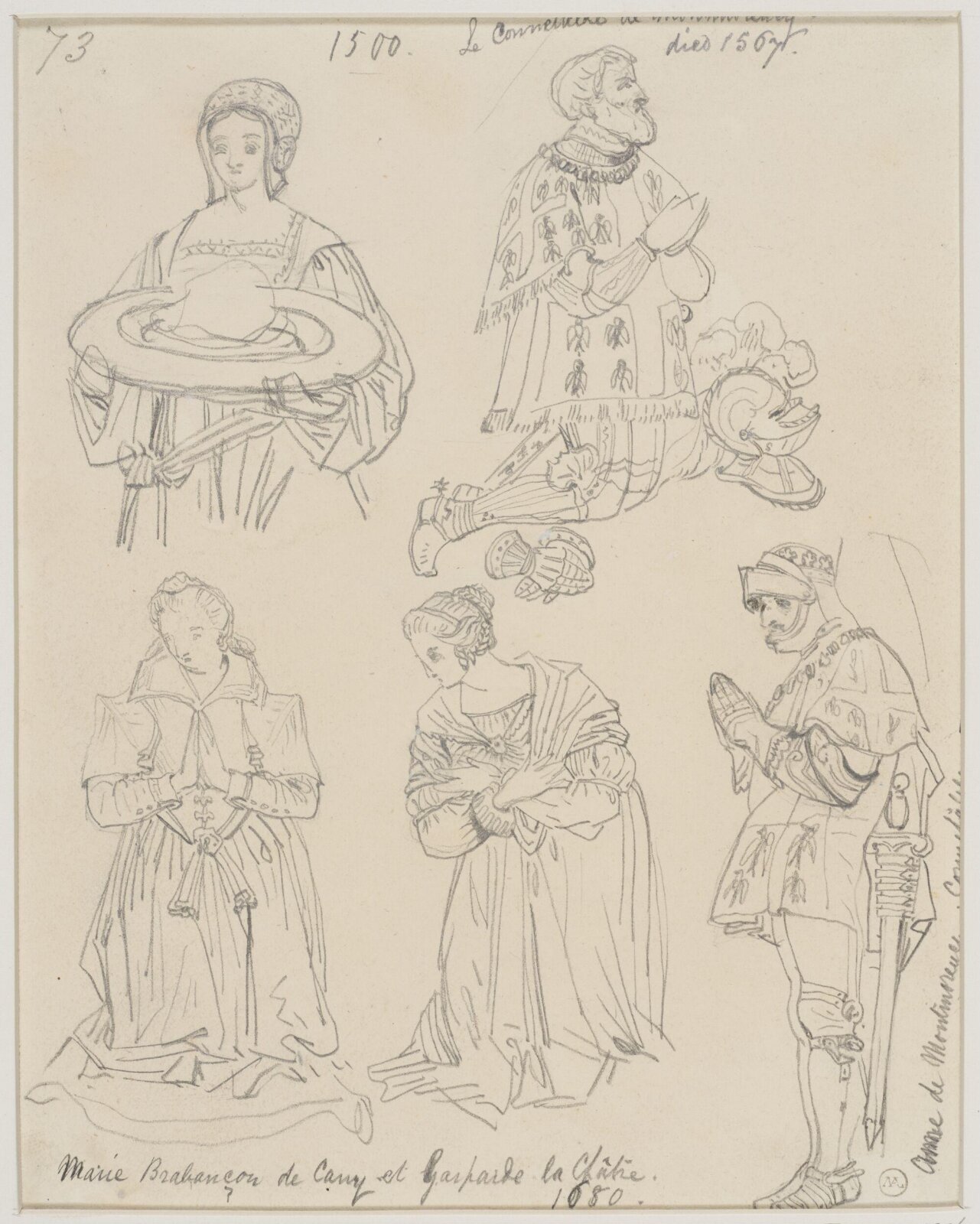 Drawing, George Cattermole, mid 19th century