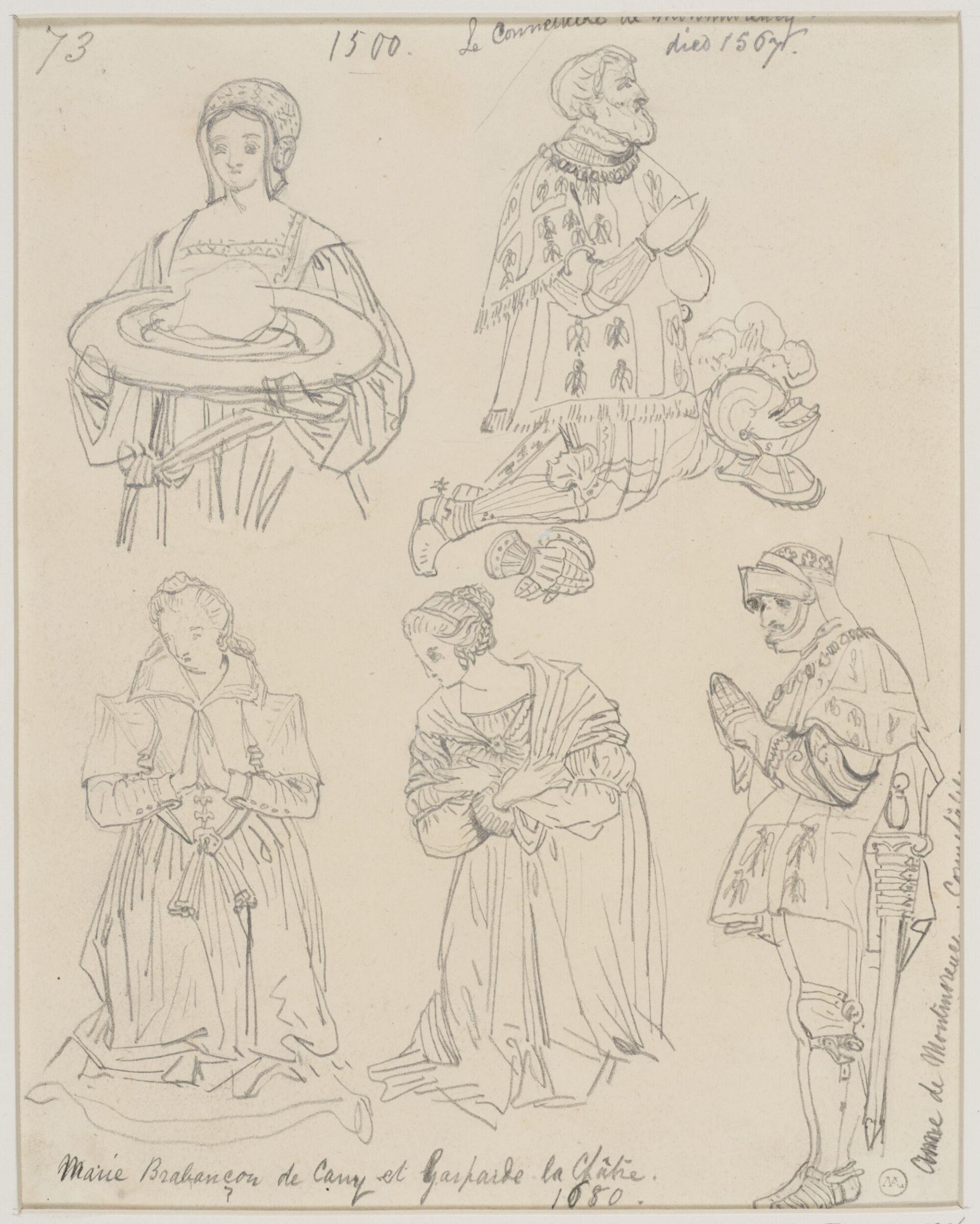 Drawing, George Cattermole, mid 19th century
