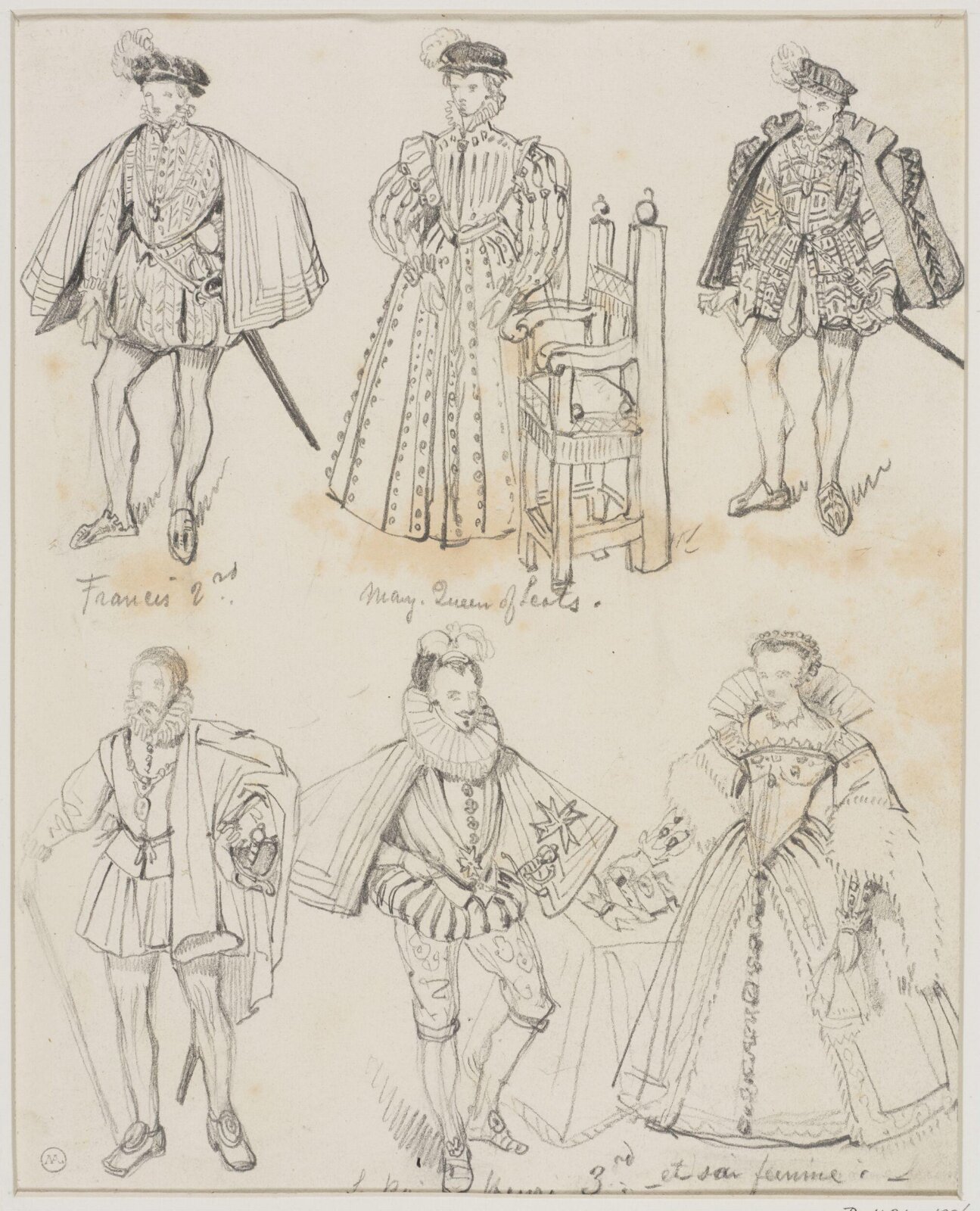 Drawing, George Cattermole, mid 19th century