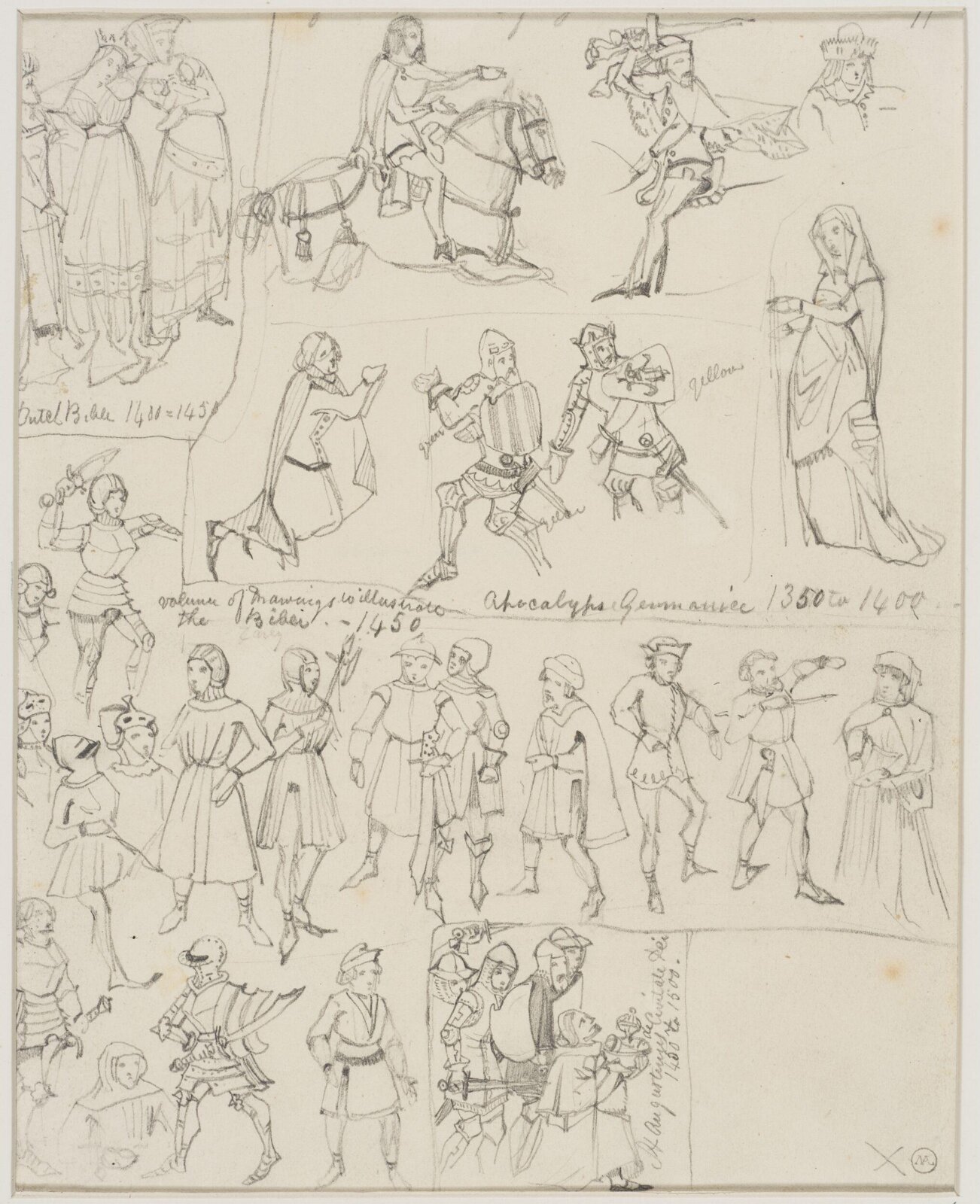 Drawing, George Cattermole, mid 19th century