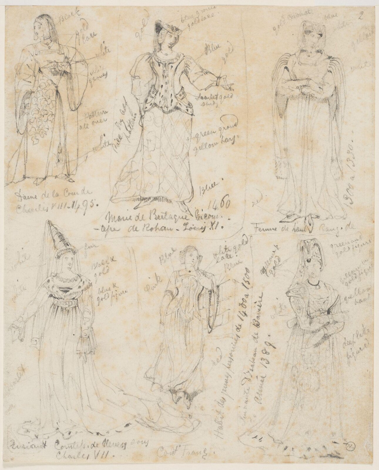 Drawing, George Cattermole, mid 19th century