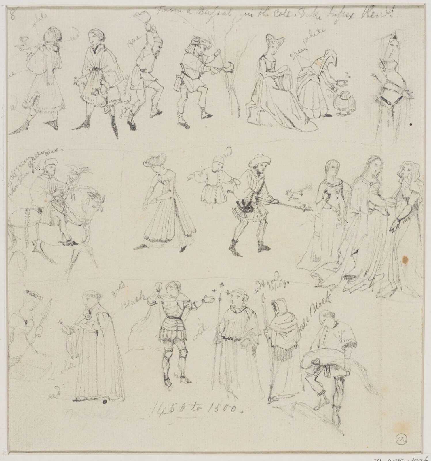 Drawing, George Cattermole, mid 19th century