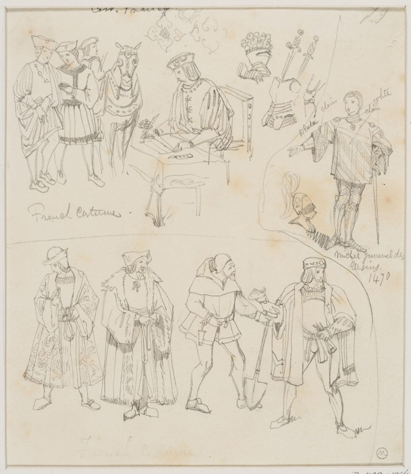 Drawing, George Cattermole, mid 19th century