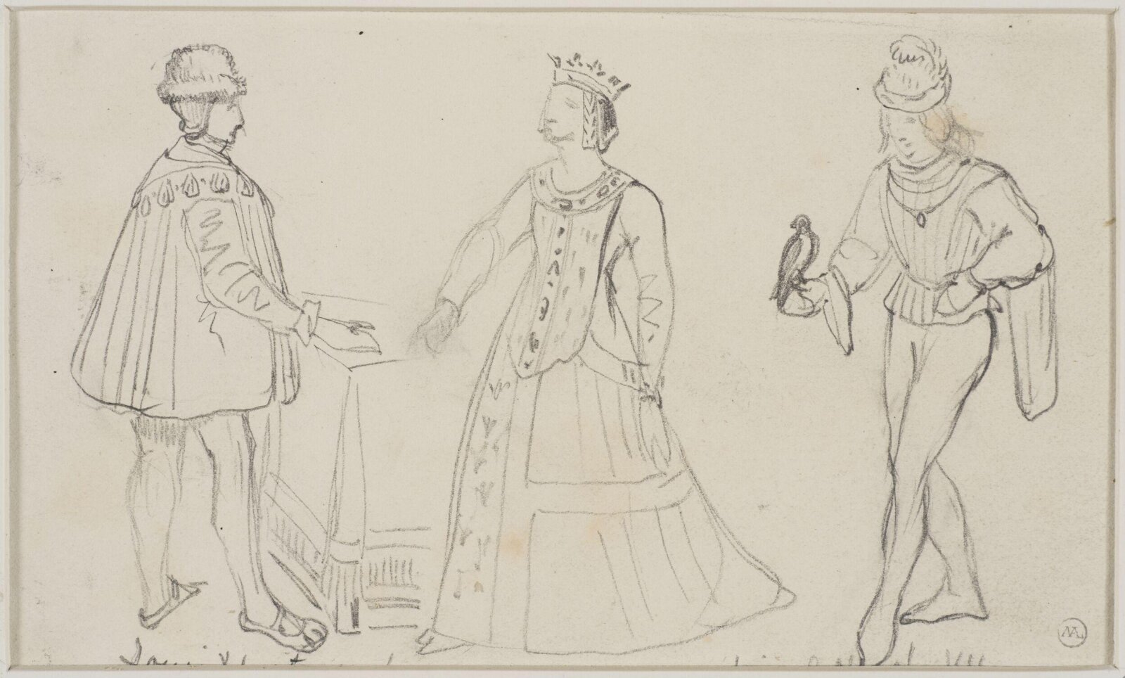 Drawing, George Cattermole, mid 19th century