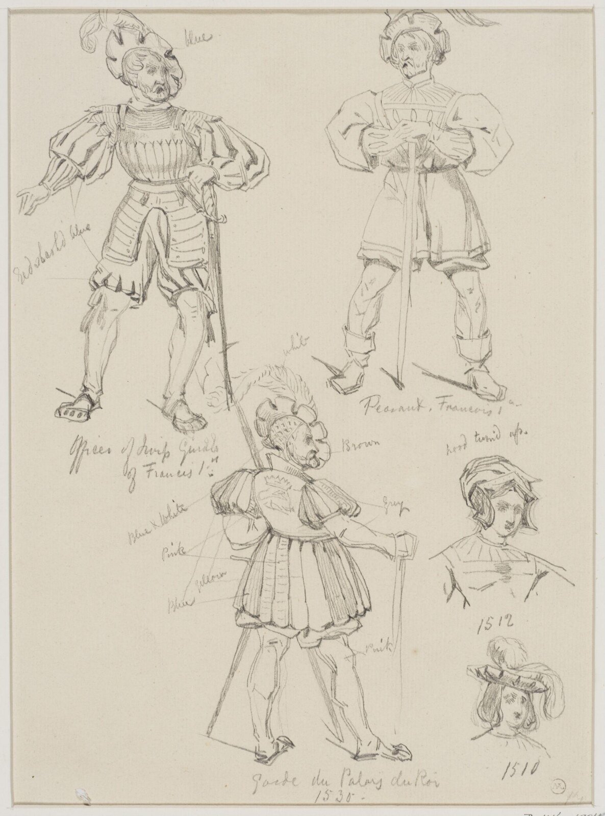 Drawing, George Cattermole, mid 19th century