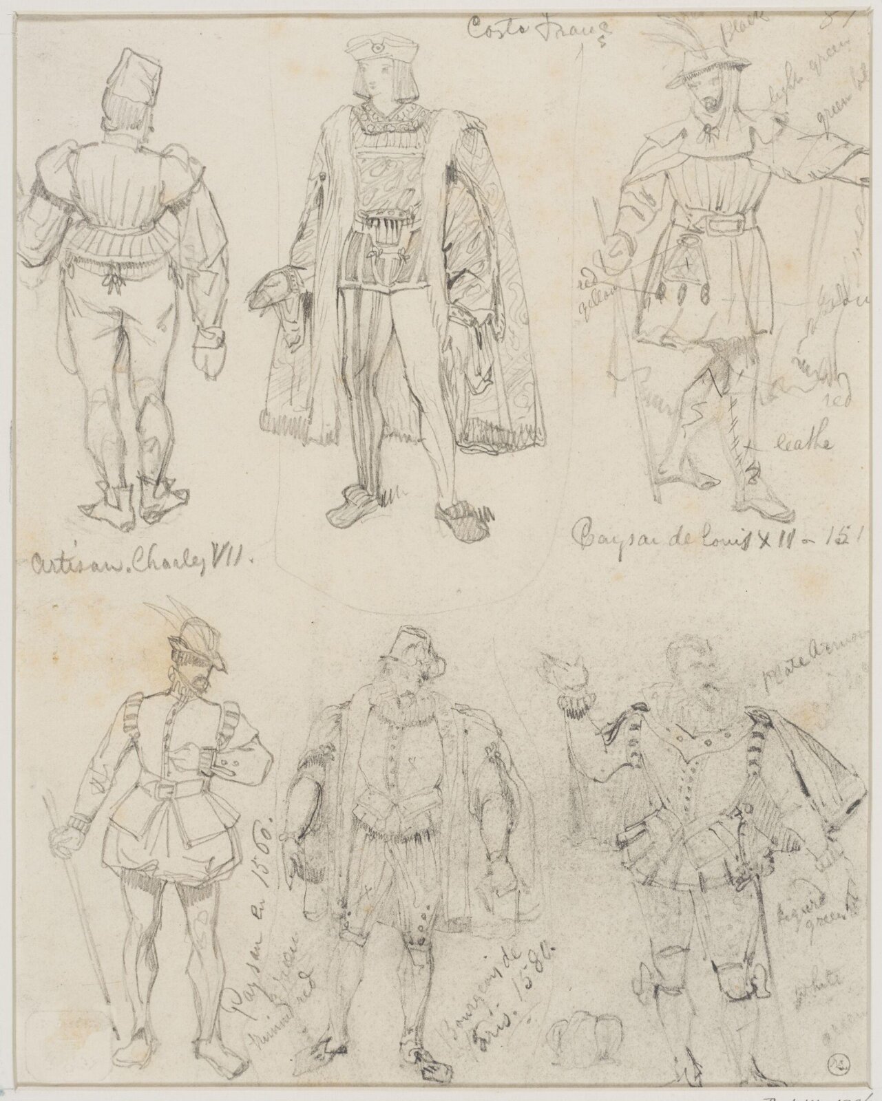 Drawing, George Cattermole, mid 19th century