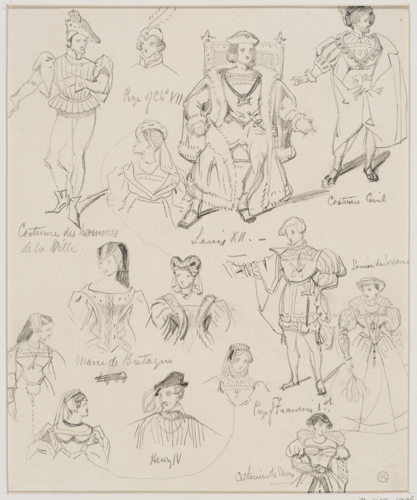Drawing, George Cattermole, mid 19th century