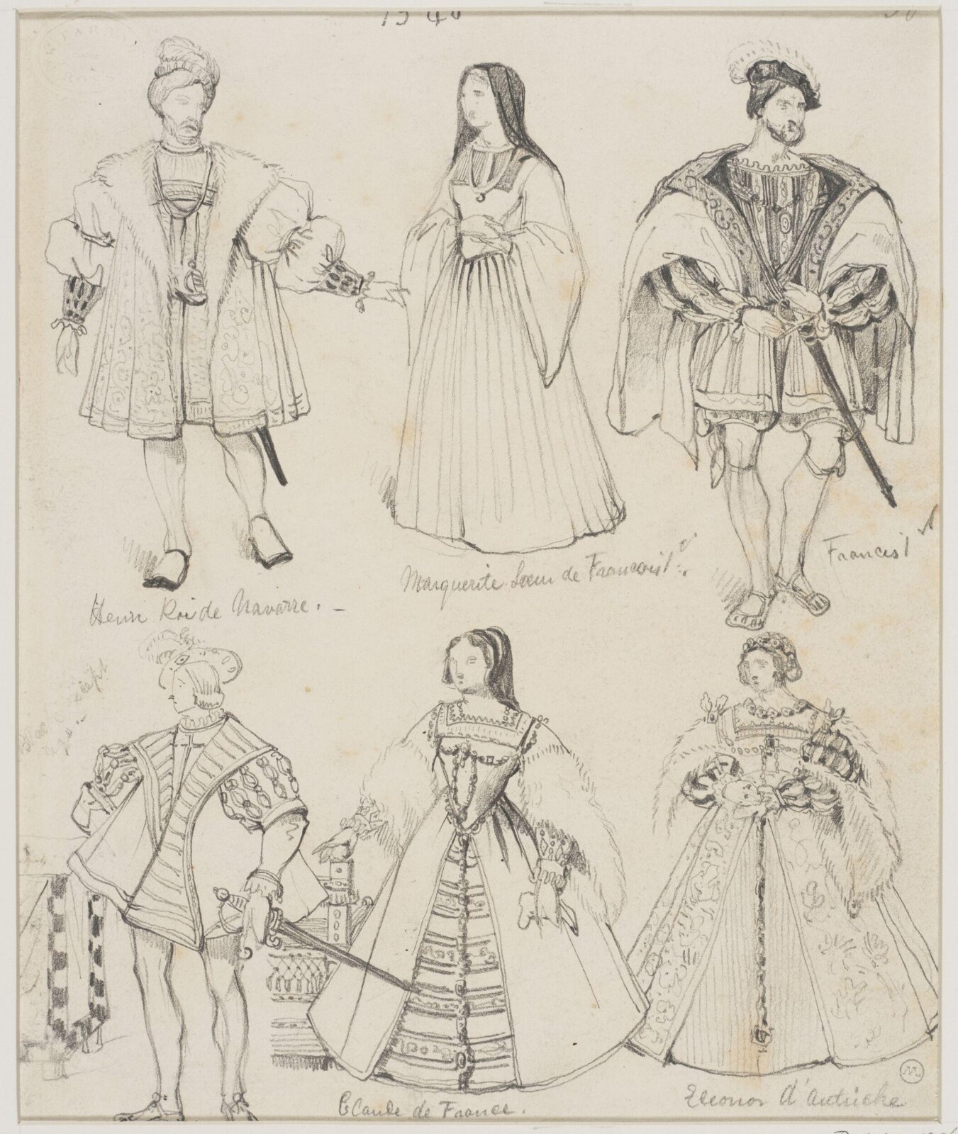 Drawing, George Cattermole, mid 19th century