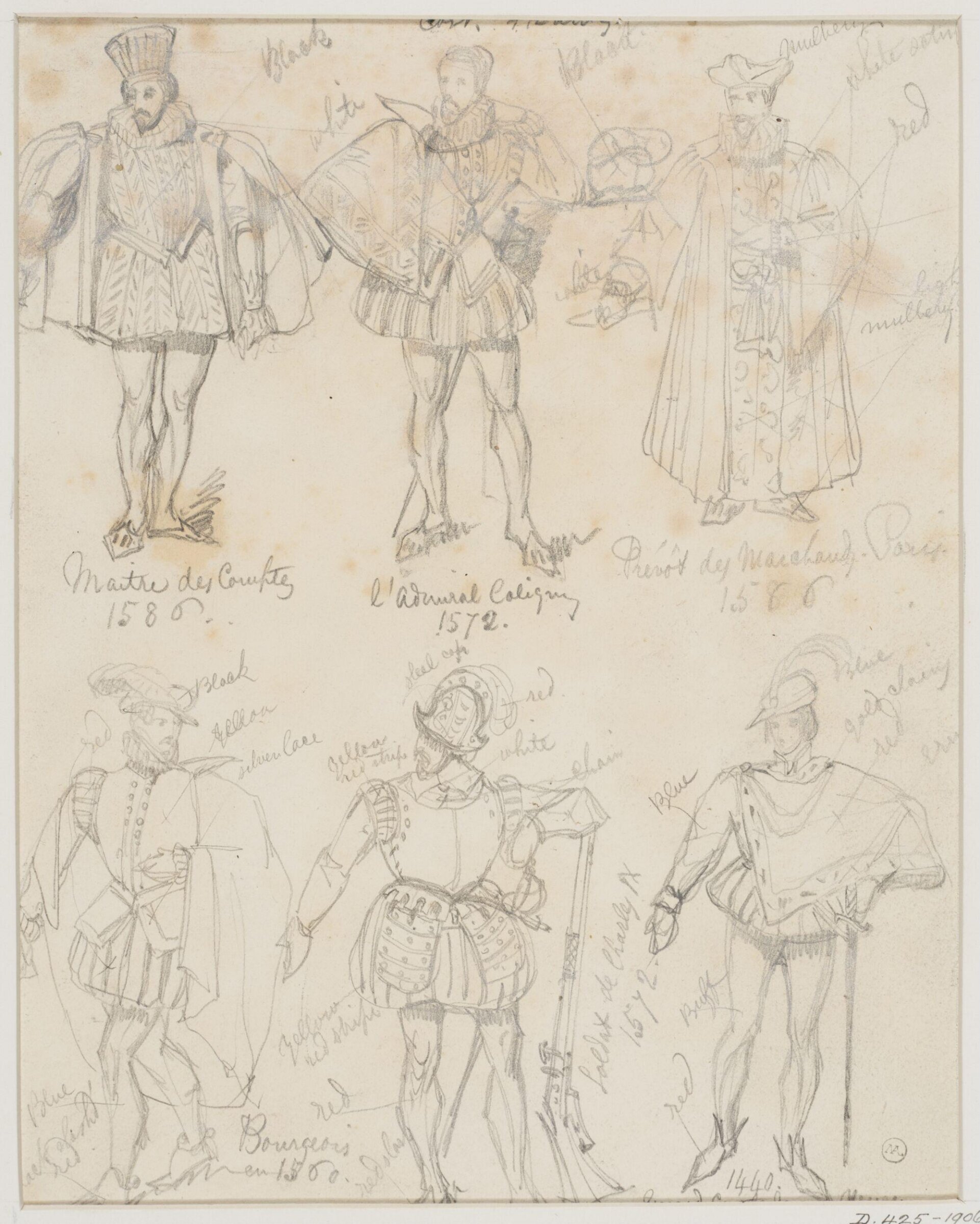Drawing, George Cattermole, mid 19th century