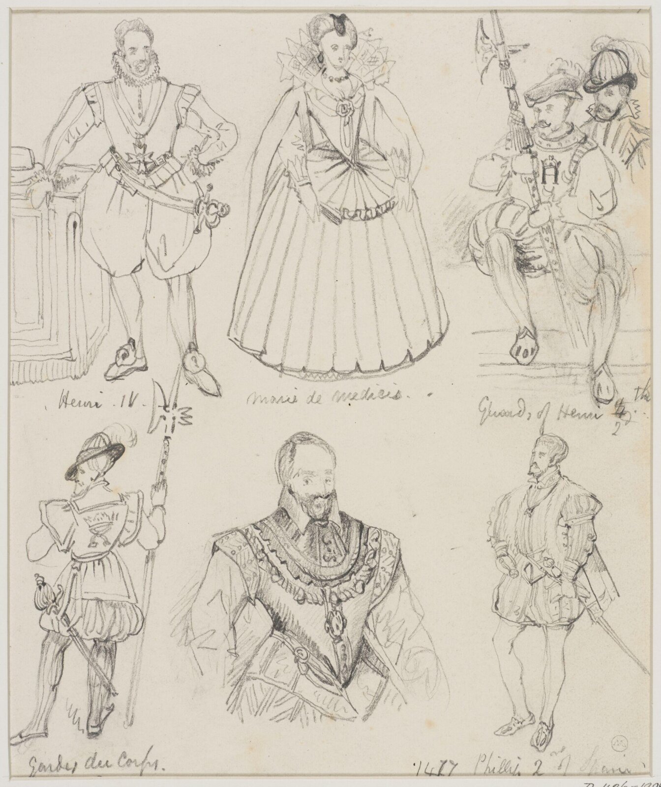 Drawing, George Cattermole, mid 19th century