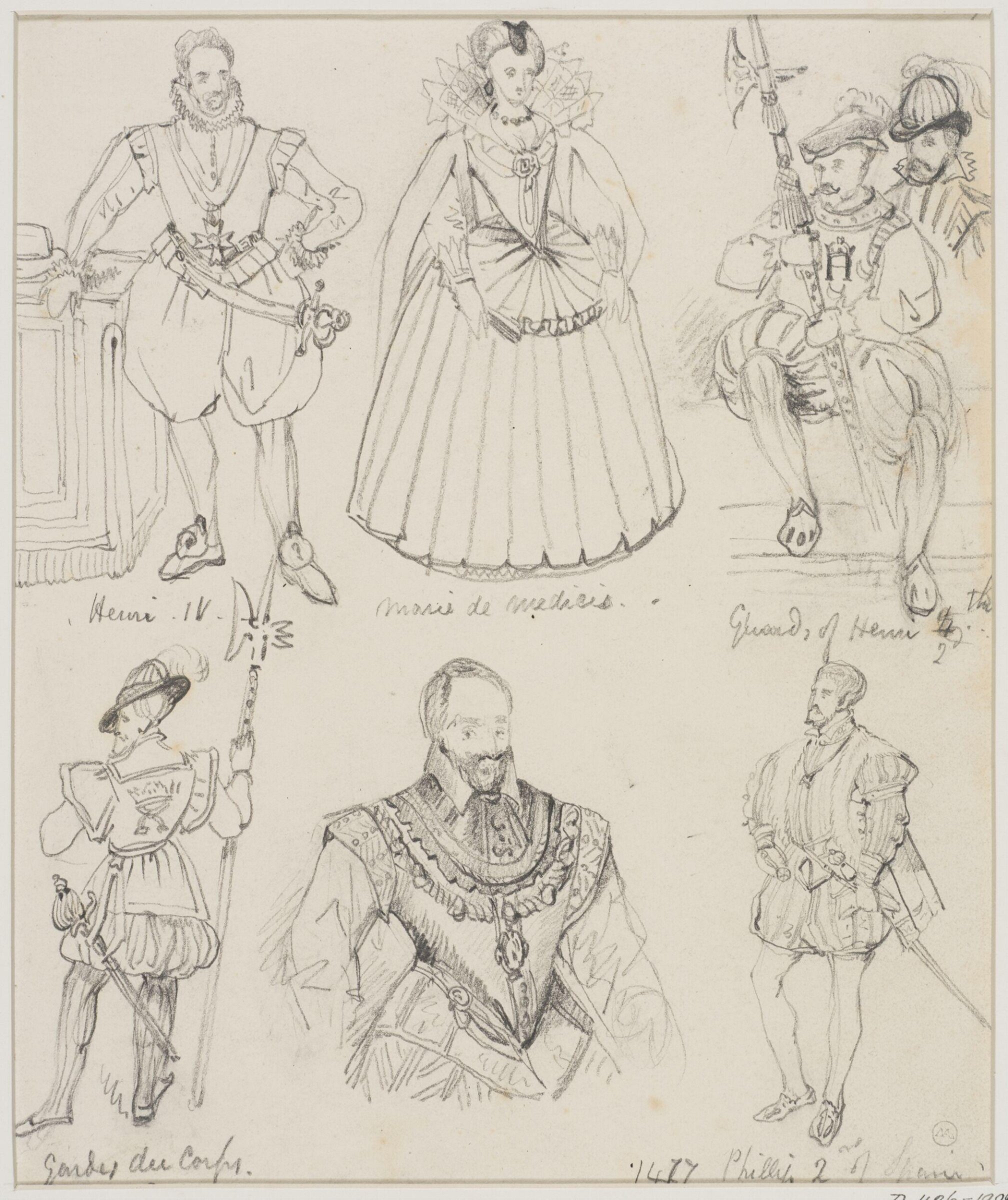 Drawing, George Cattermole, mid 19th century