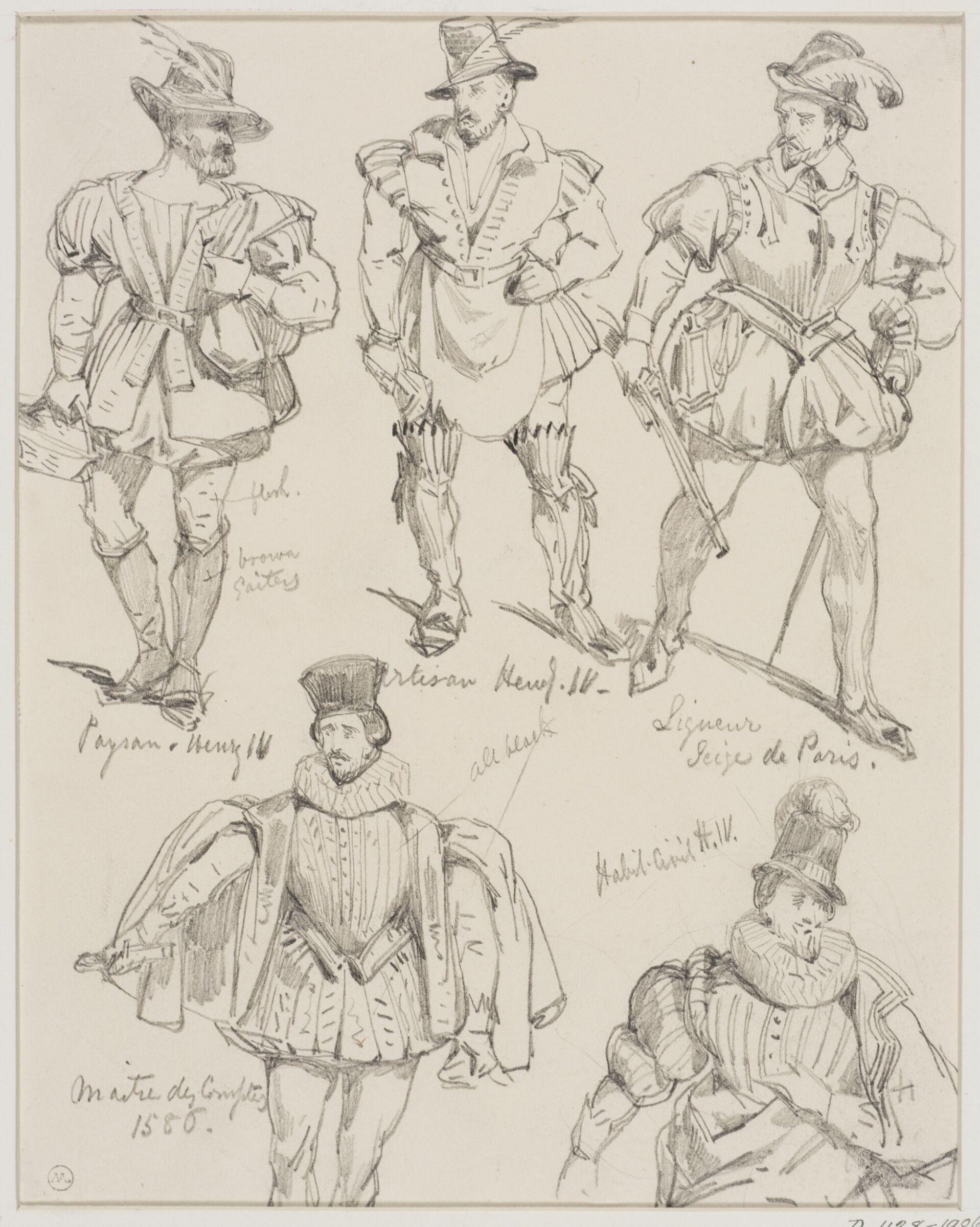Drawing, George Cattermole, mid 19th century