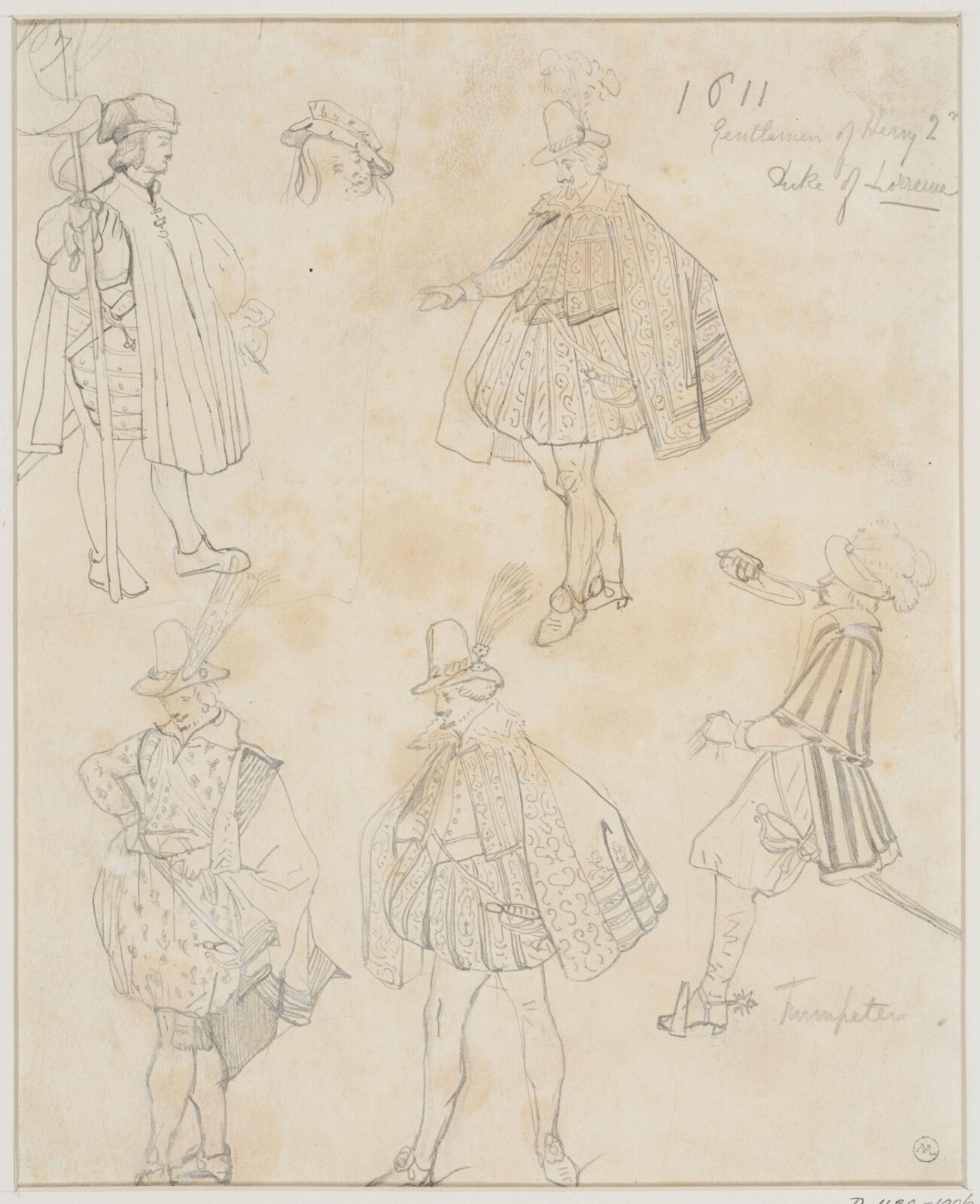 Drawing, George Cattermole, mid 19th century