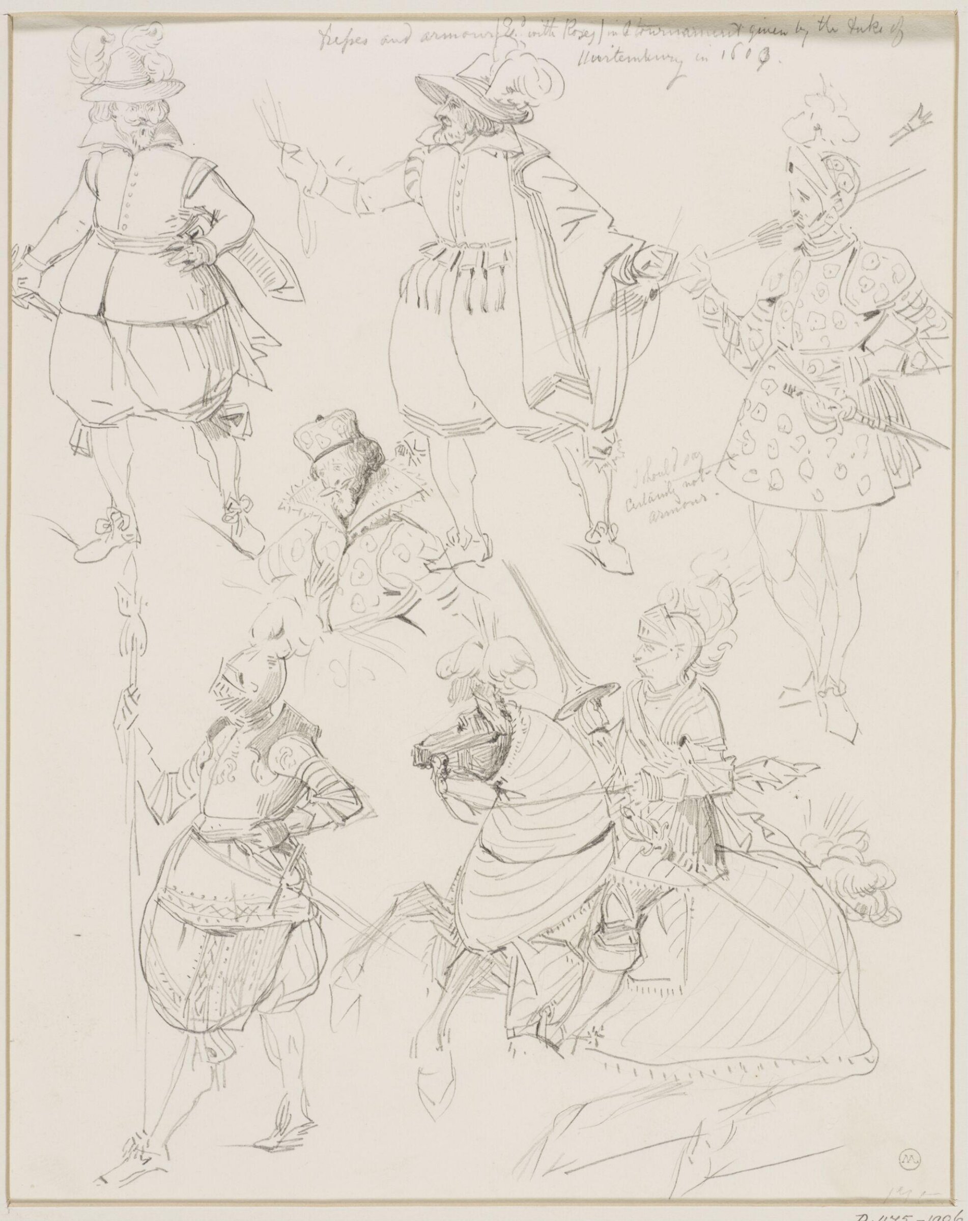 Drawing, George Cattermole, mid 19th century